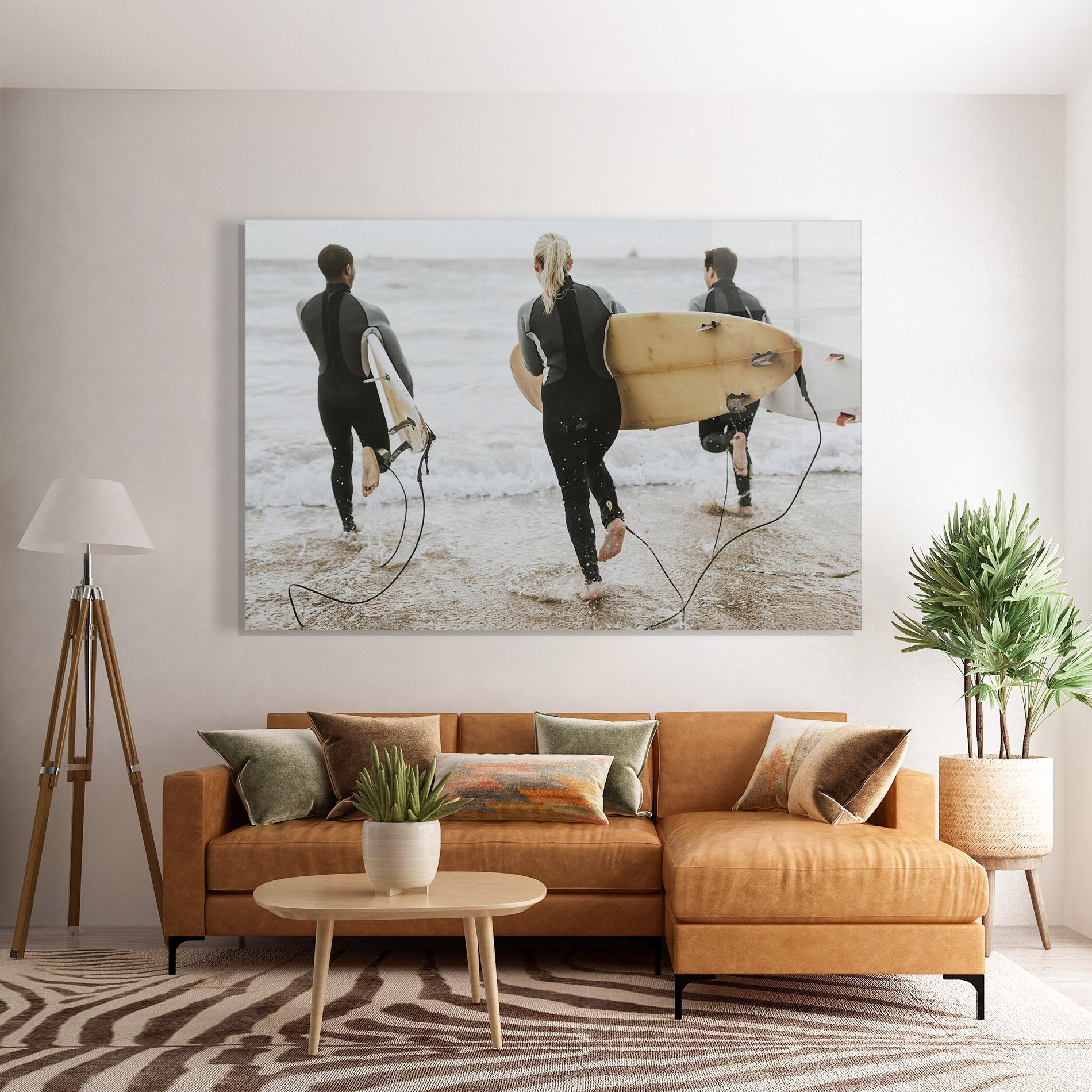 Стъклена картина Australian Beach mockup 7