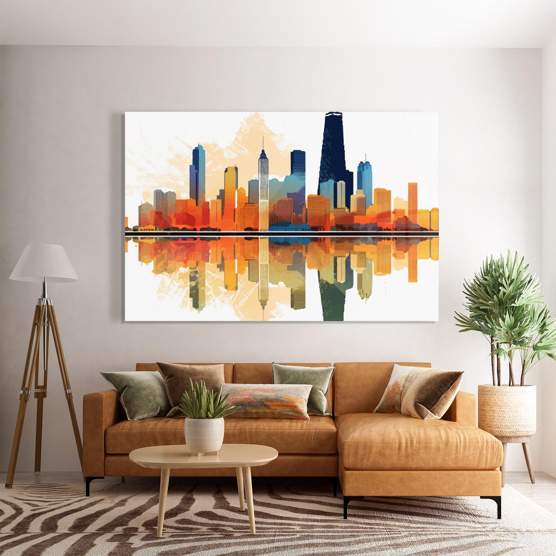 Стъклена картина Australian River mockup 7