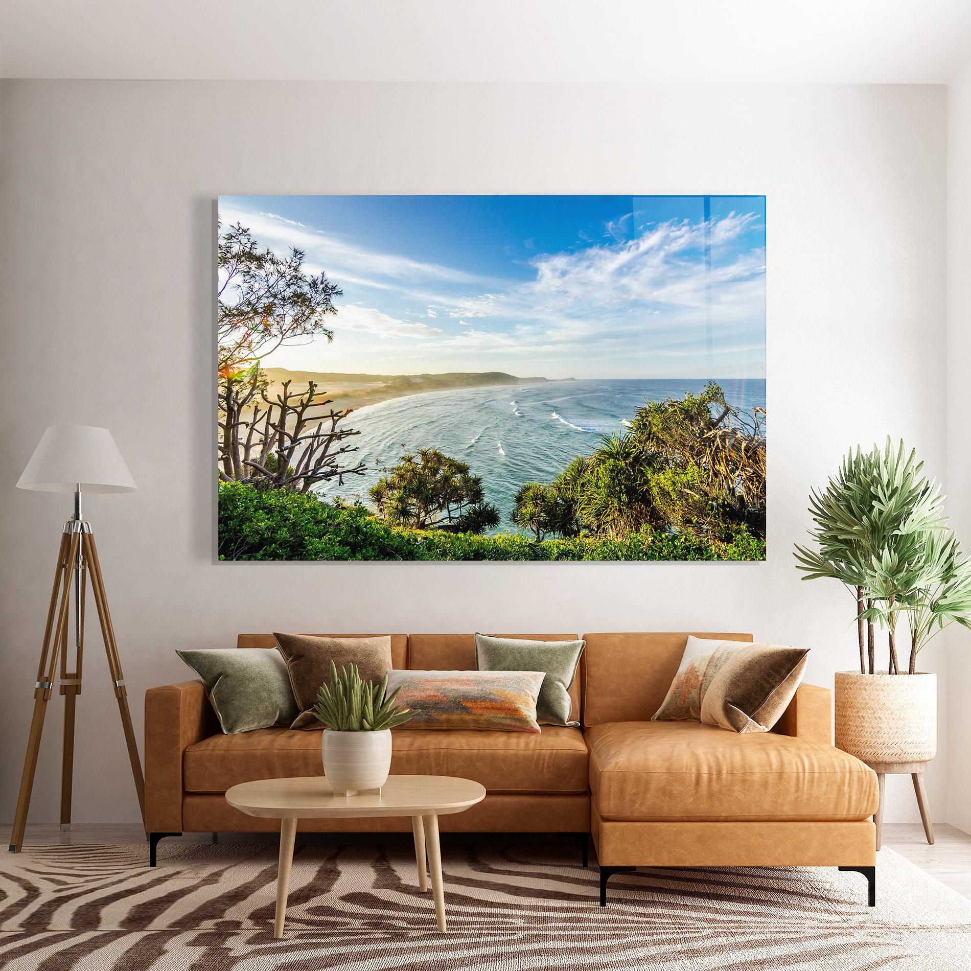 Стъклена картина Australian View mockup 7