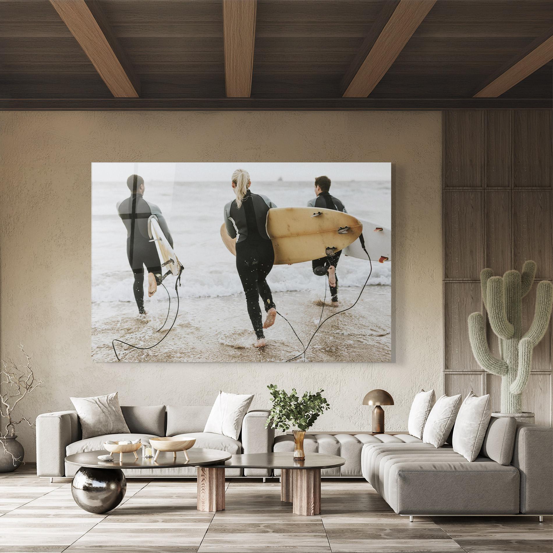 Стъклена картина Australian Beach mockup 8