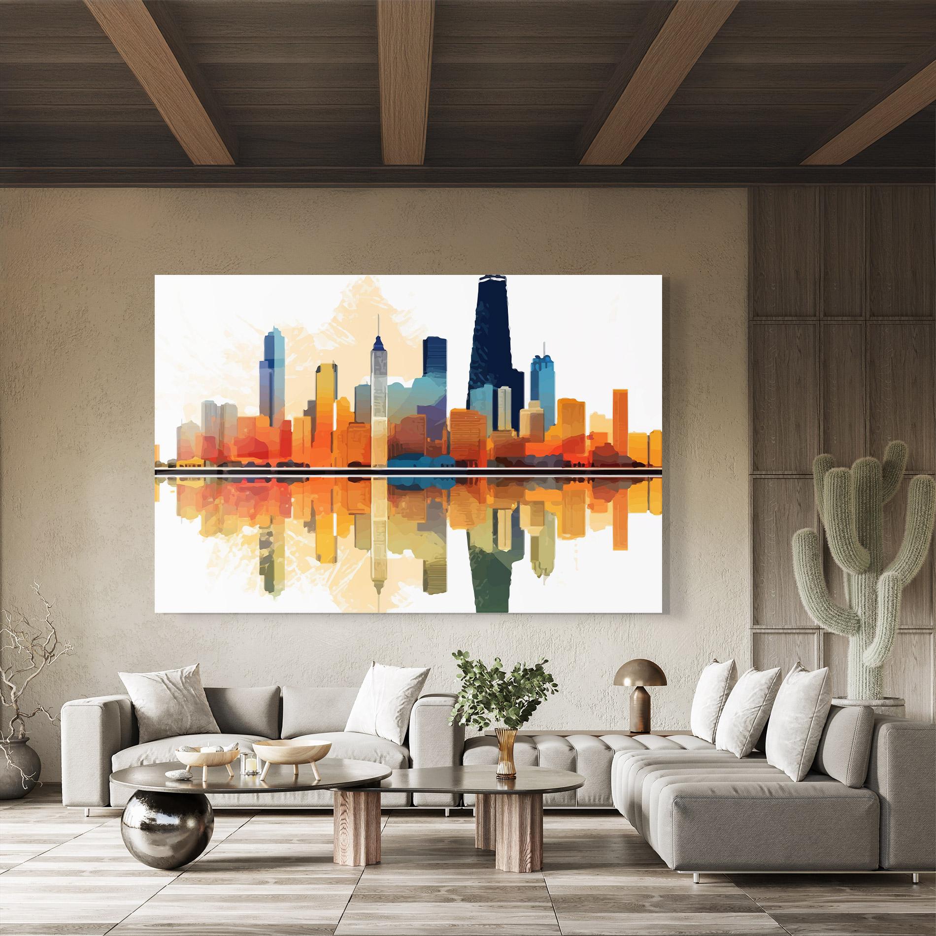 Стъклена картина Australian River mockup 8