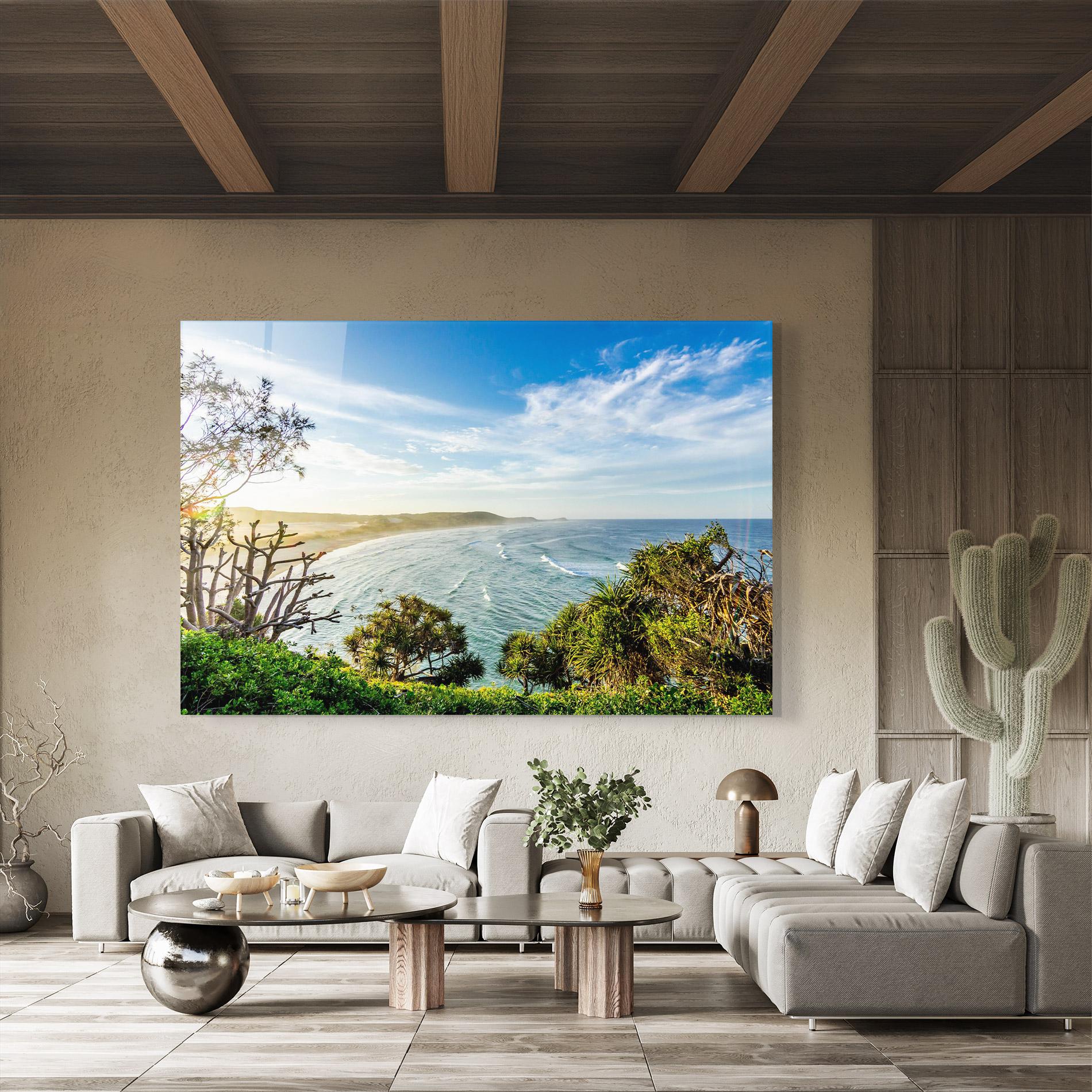 Стъклена картина Australian View mockup 8