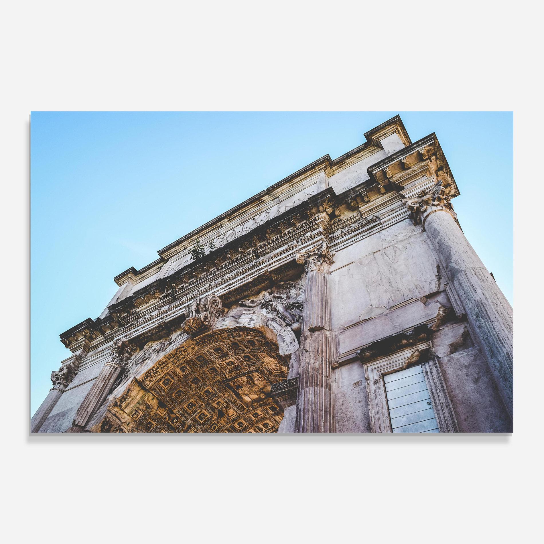 Стъклена картина Arch Of Titus mockup 0