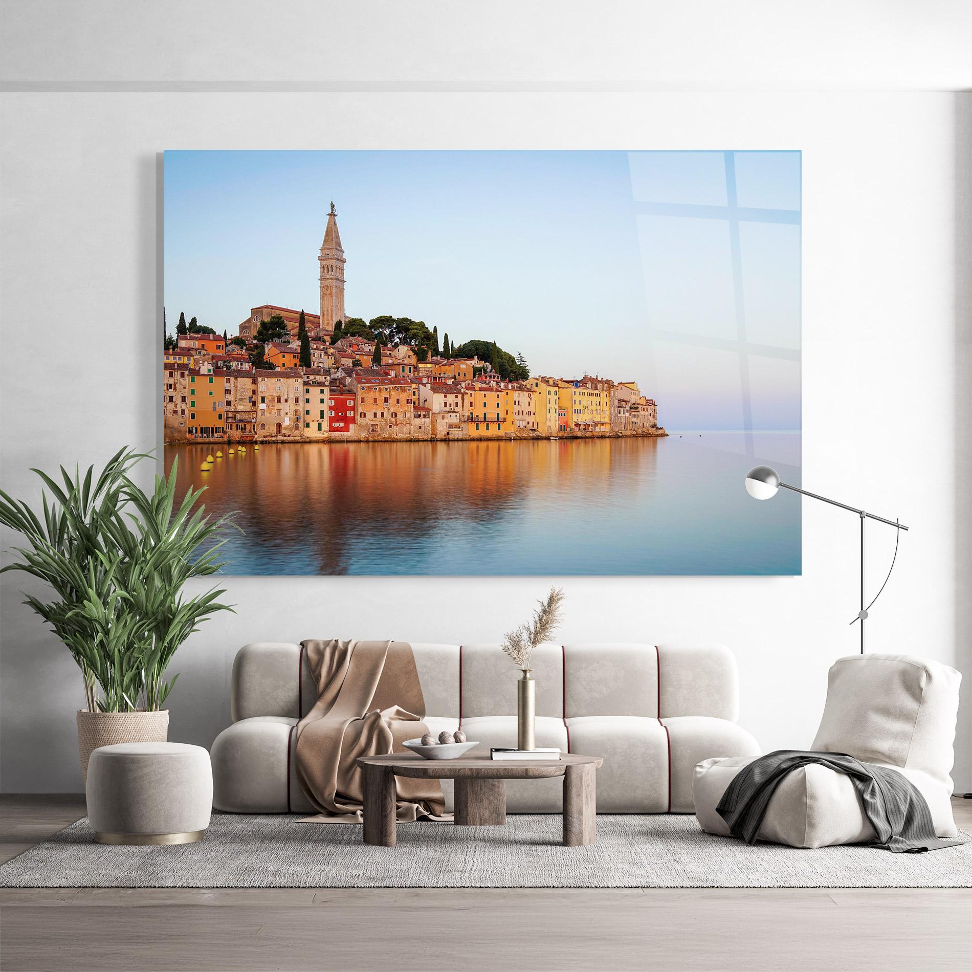 Стъклена картина Rovinj mockup 9