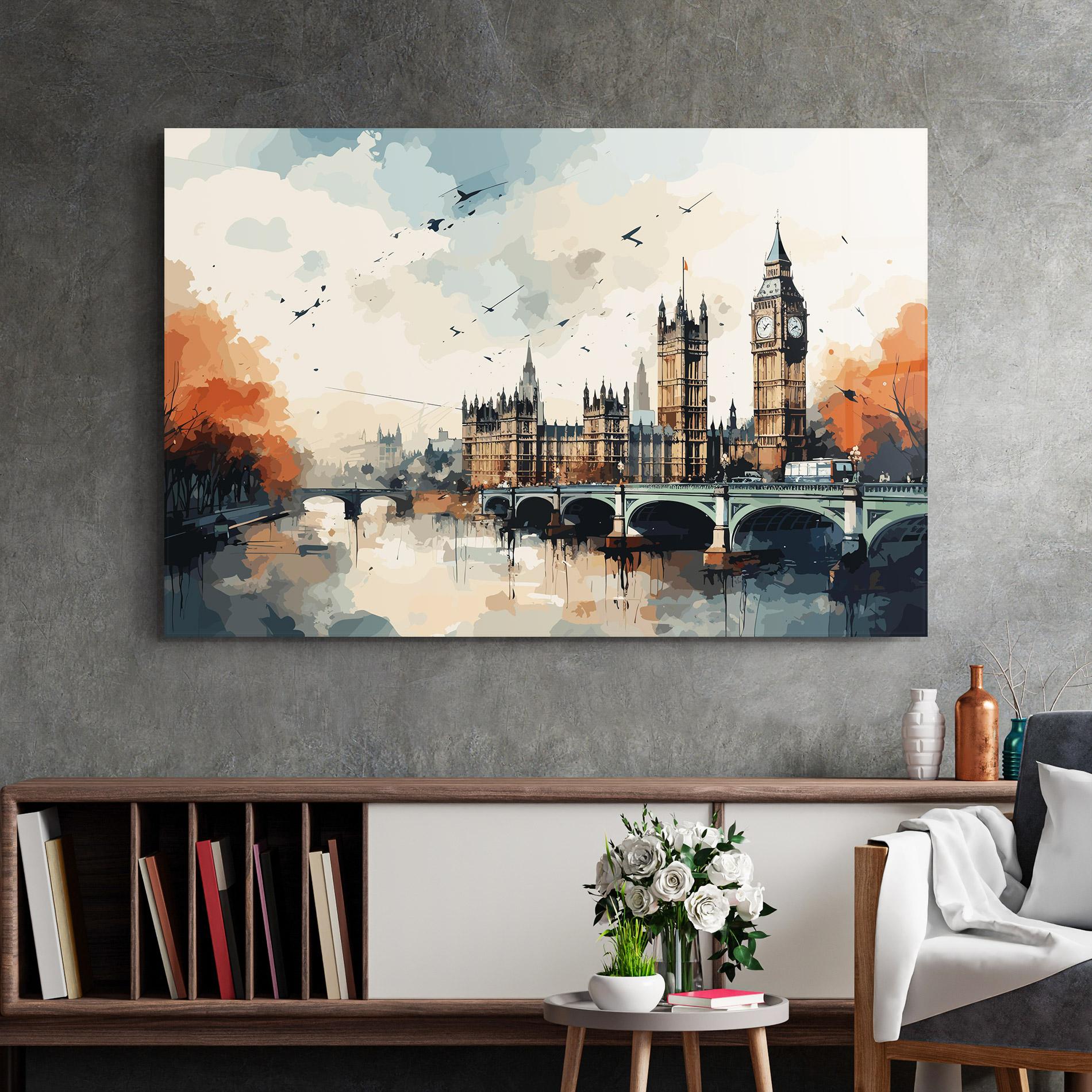 Стъклена картина England Art mockup 2