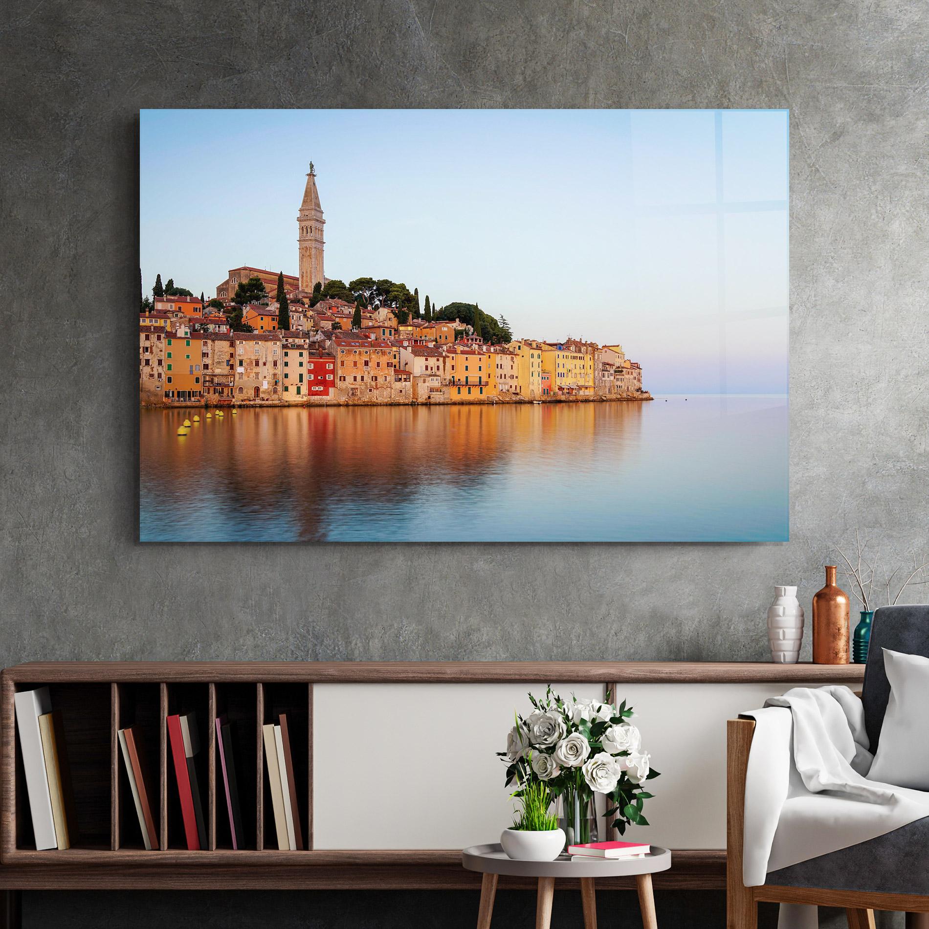 Стъклена картина Rovinj mockup 2