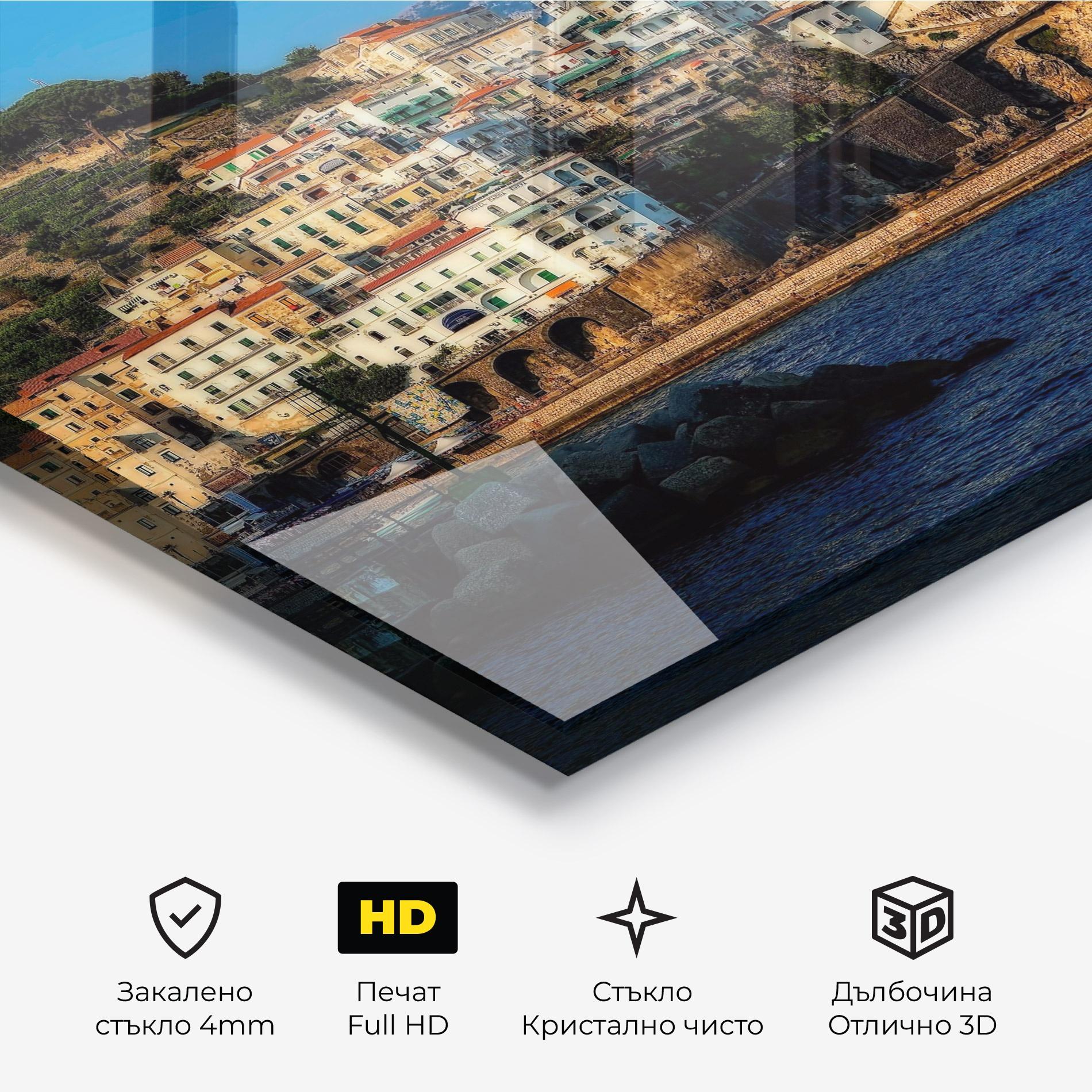 Стъклена картина Florence View mockup 3