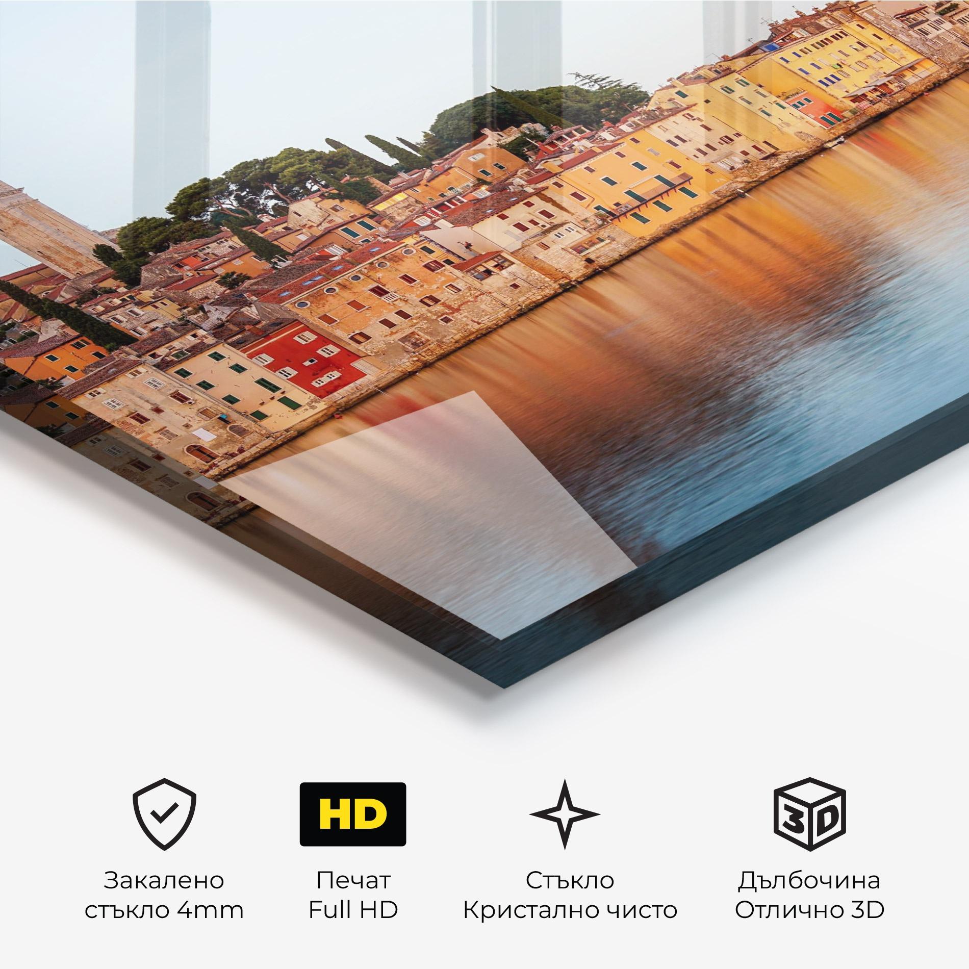 Стъклена картина Rovinj mockup 3