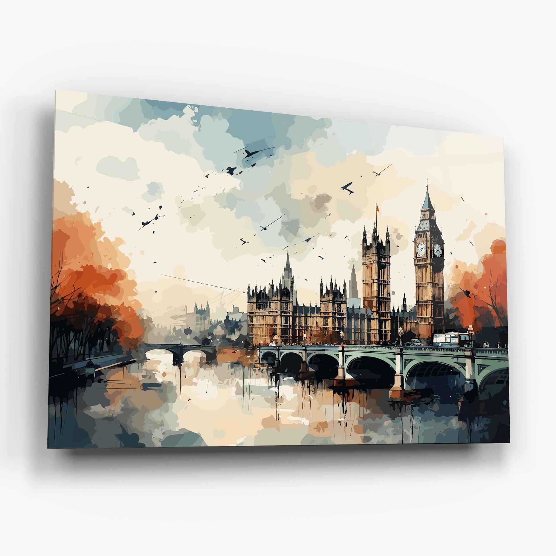 Стъклена картина England Art mockup 6