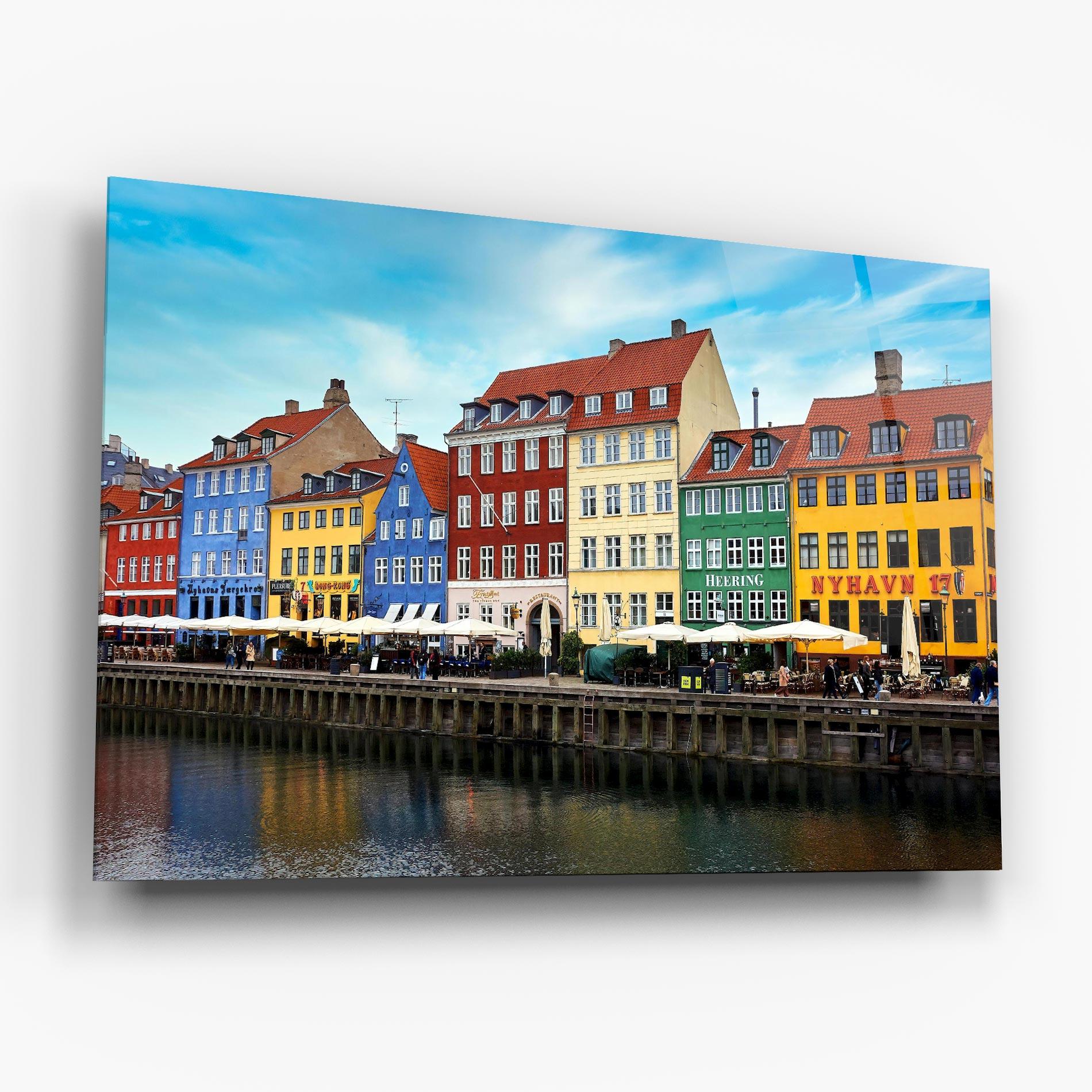 Стъклена картина Nyhavn mockup 6