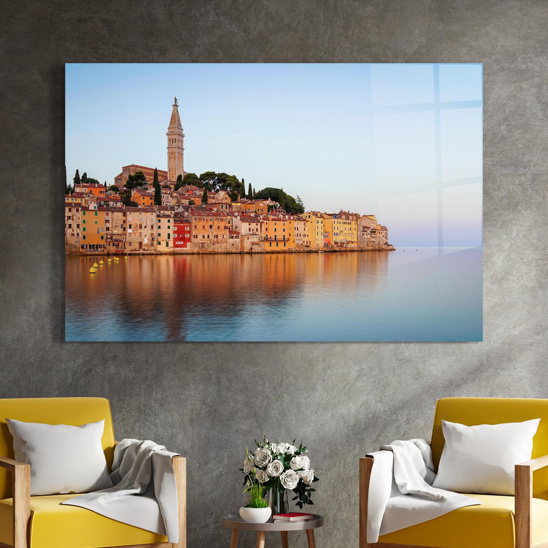 Стъклена картина Rovinj mockup 4
