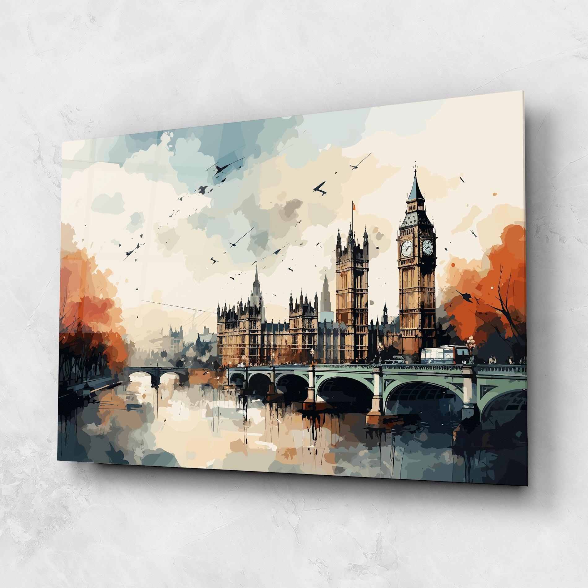 Стъклена картина England Art mockup 1