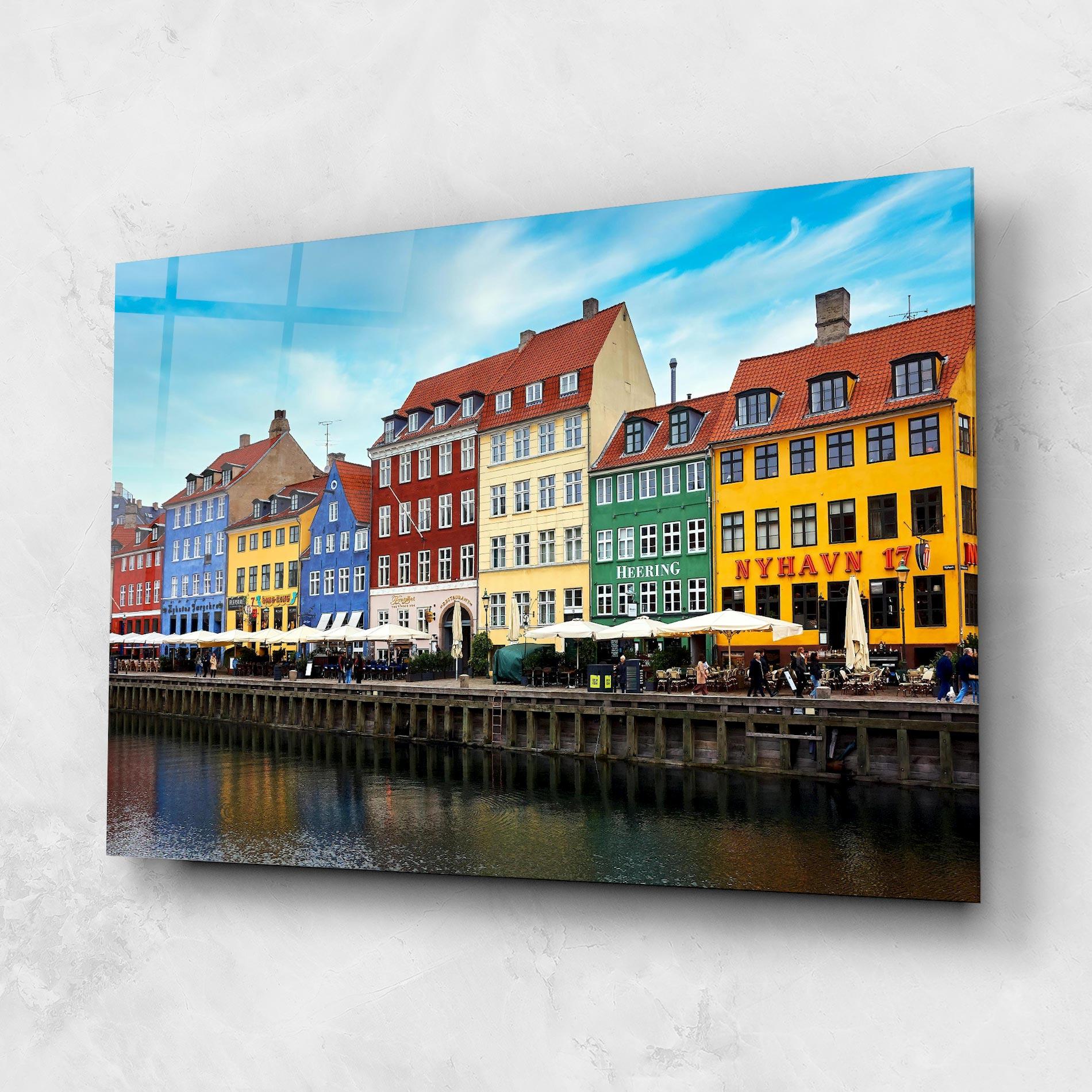 Стъклена картина Nyhavn mockup 1