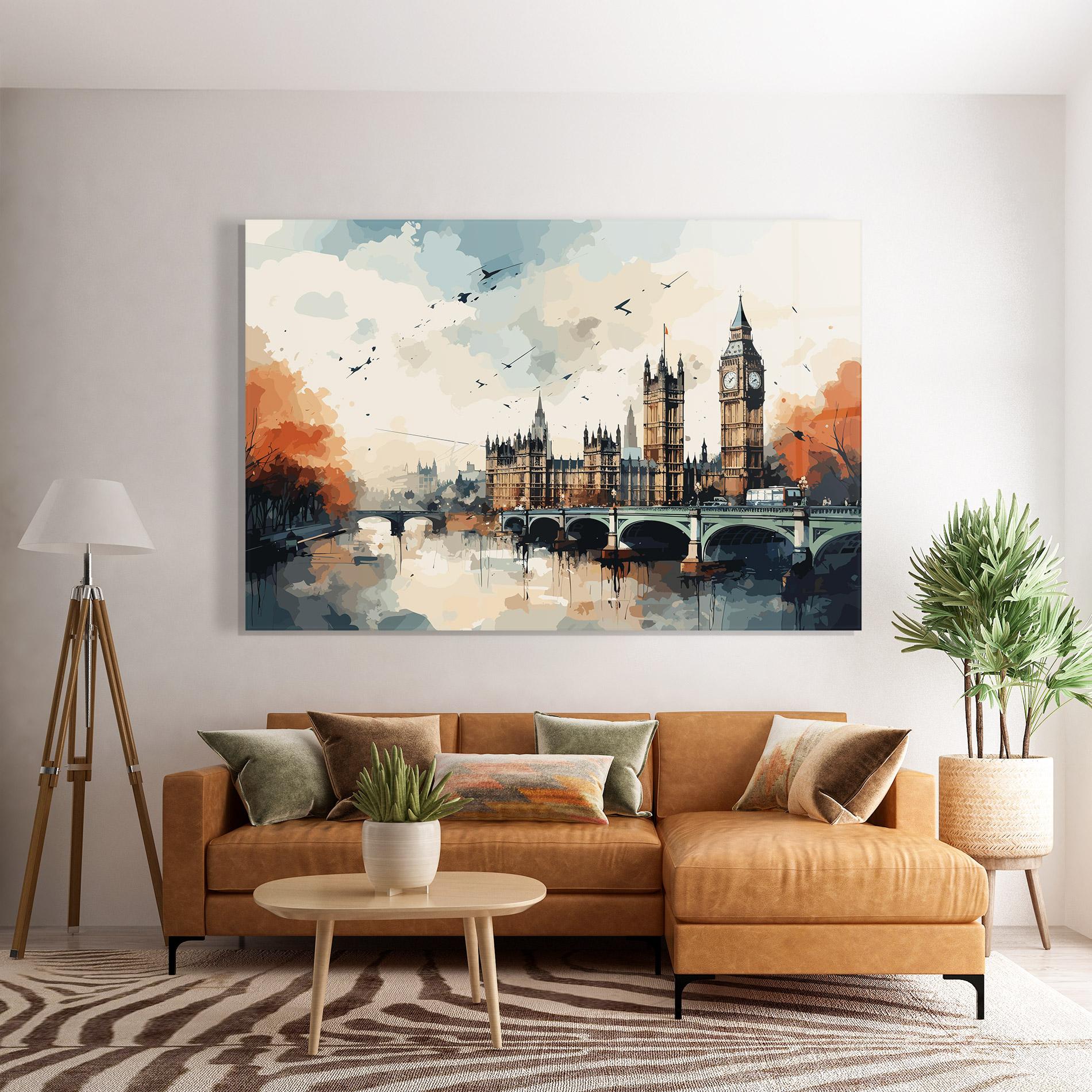 Стъклена картина England Art mockup 7