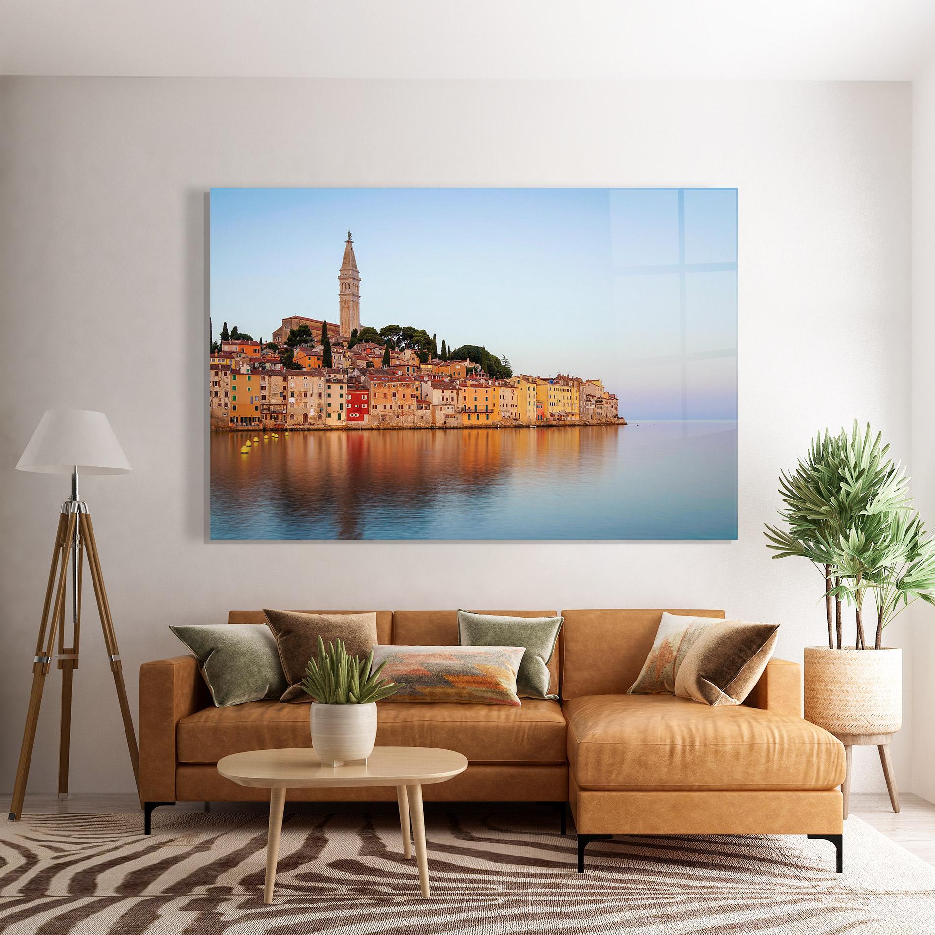 Стъклена картина Rovinj mockup 7
