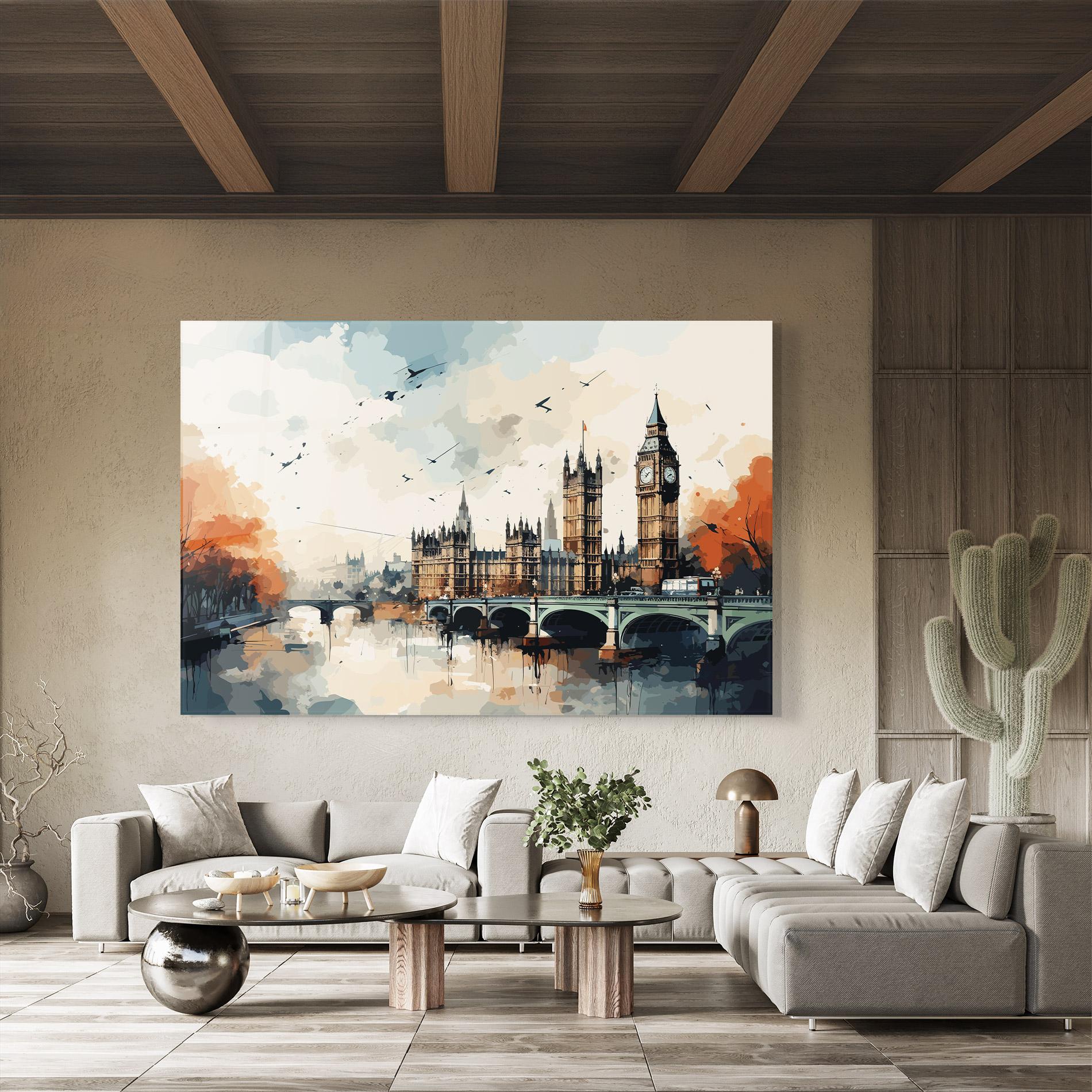 Стъклена картина England Art mockup 8