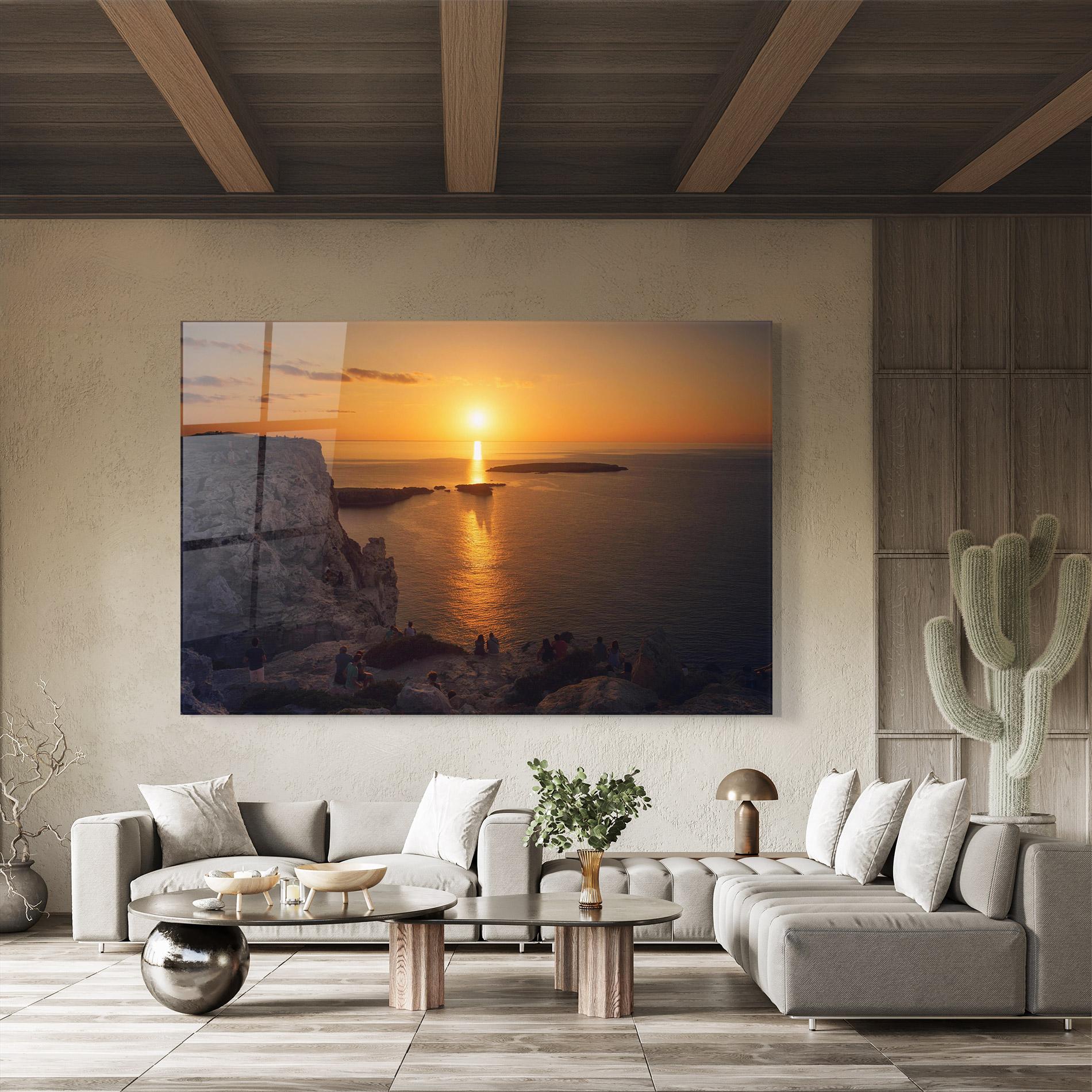 Стъклена картина Menorca mockup 8