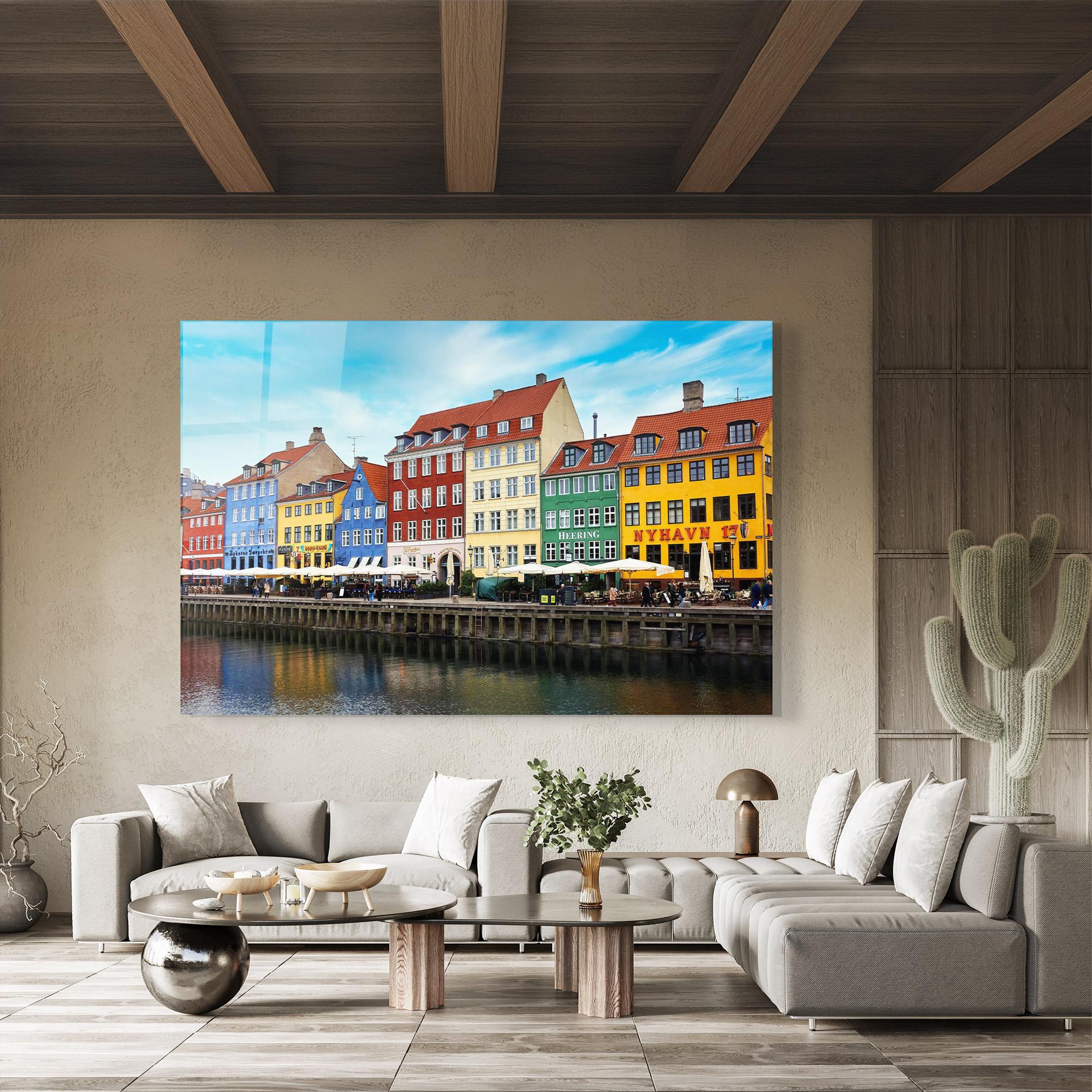 Стъклена картина Nyhavn mockup 8