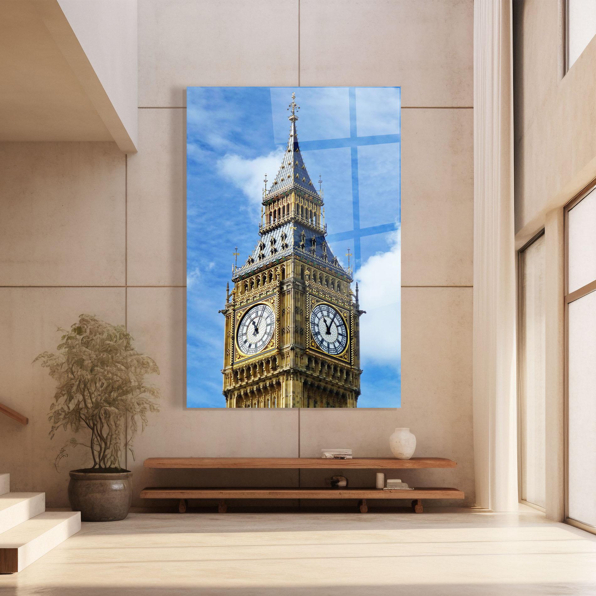 Стъклена картина Big Ben mockup 8