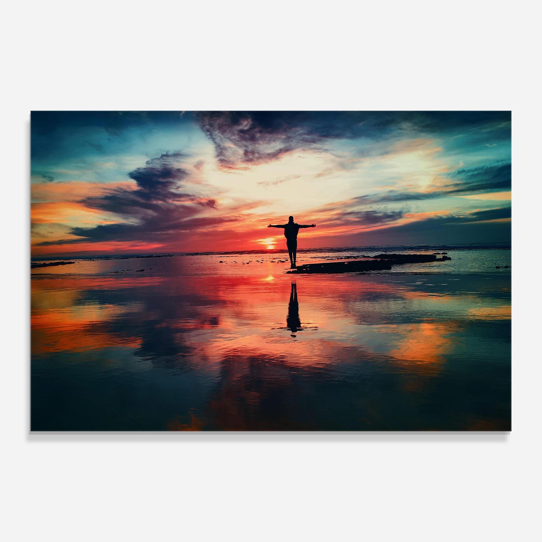 Стъклена картина Freedom Feeling mockup 0