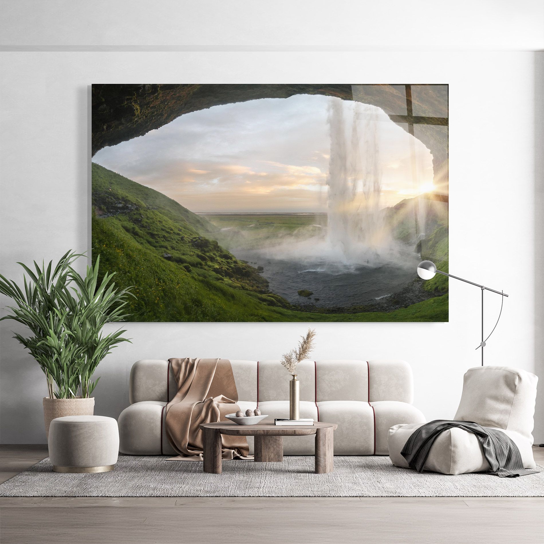 Cave Waterfall mockup 9