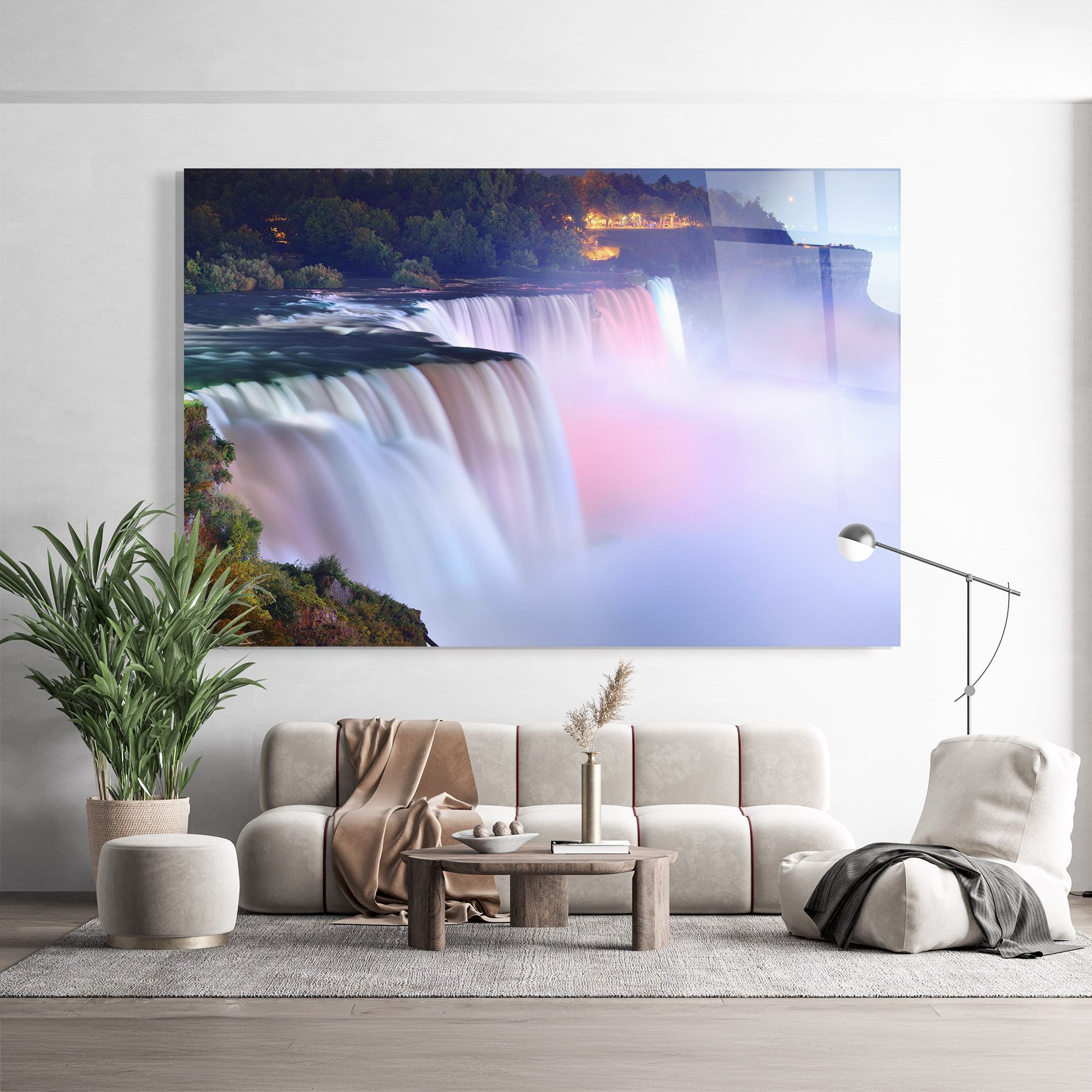 Dreamy Purple Waterfall mockup 9