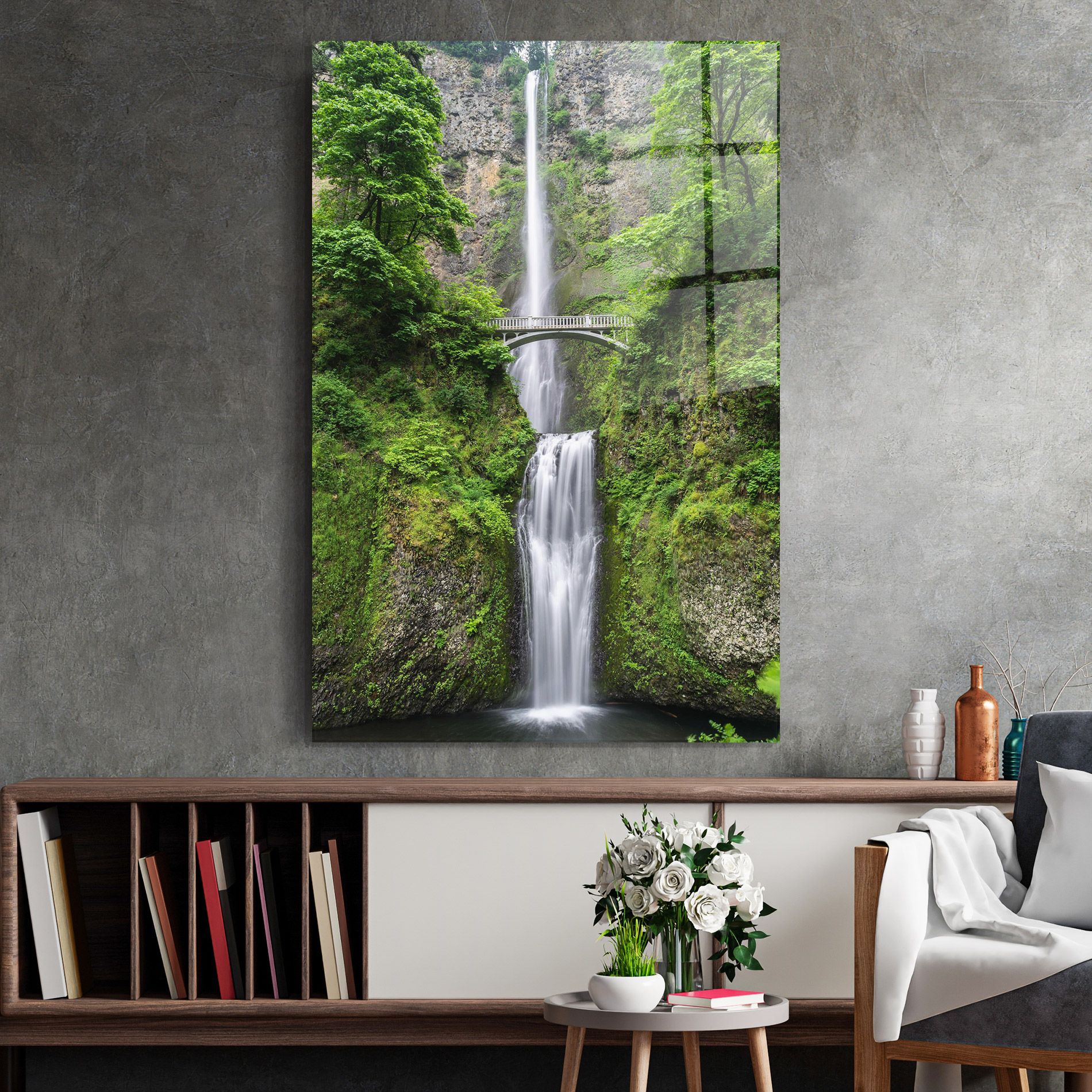 Green Leaves Bridge View mockup 2