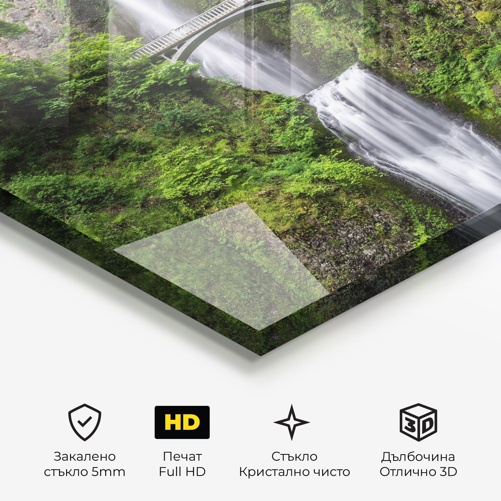 Green Leaves Bridge View mockup 3