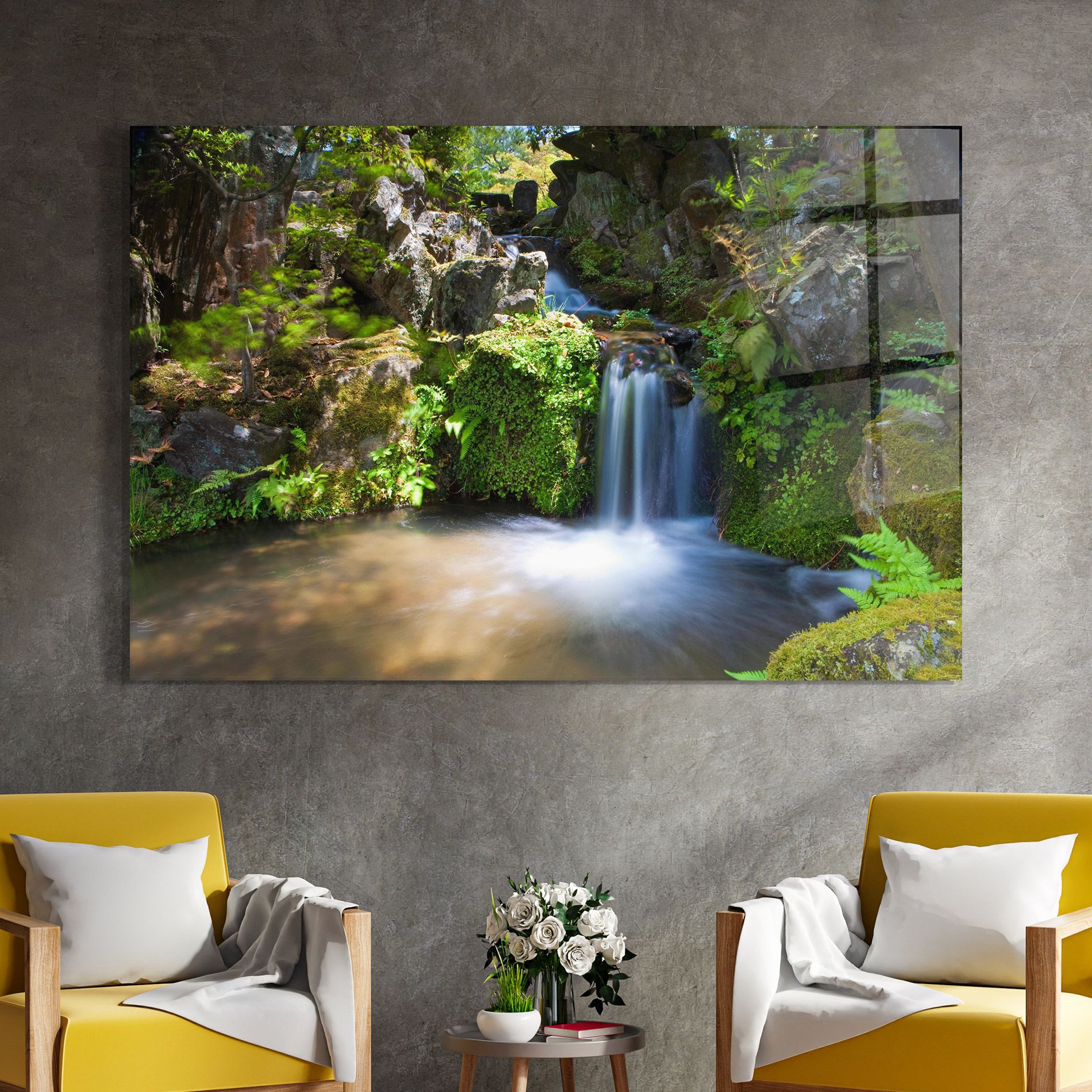 Jungle View Waterfall mockup 4