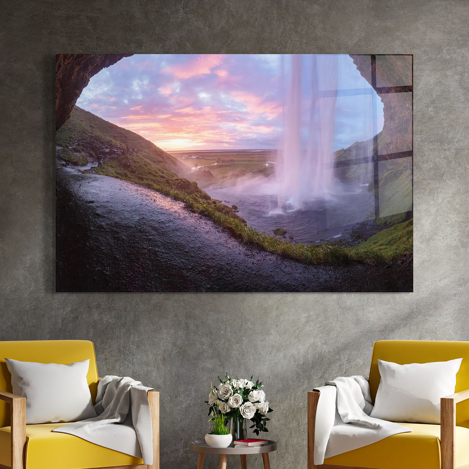 Waterfall From Cave View mockup 4