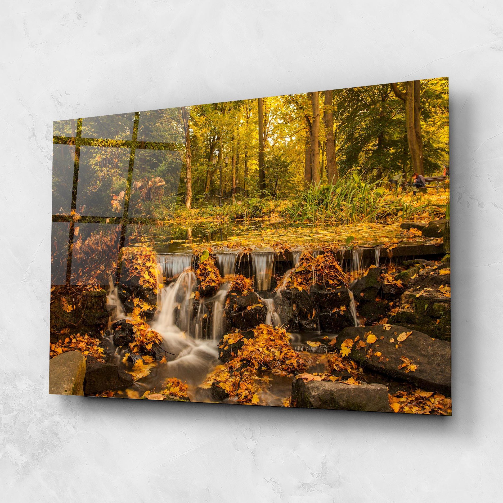 Autumn Pretty Waterfall mockup 1