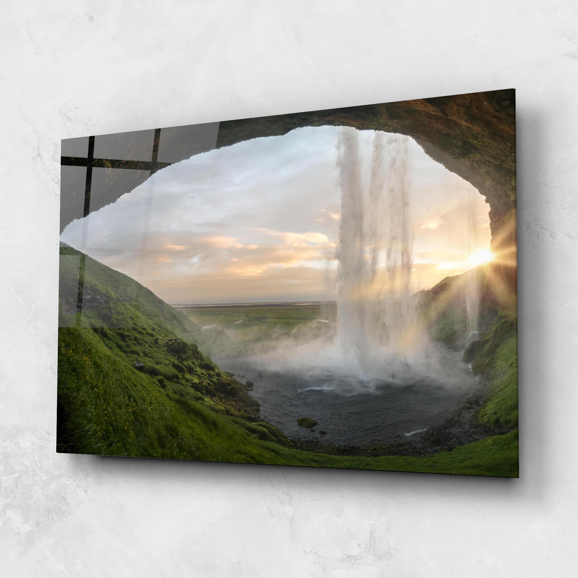 Cave Waterfall mockup 1