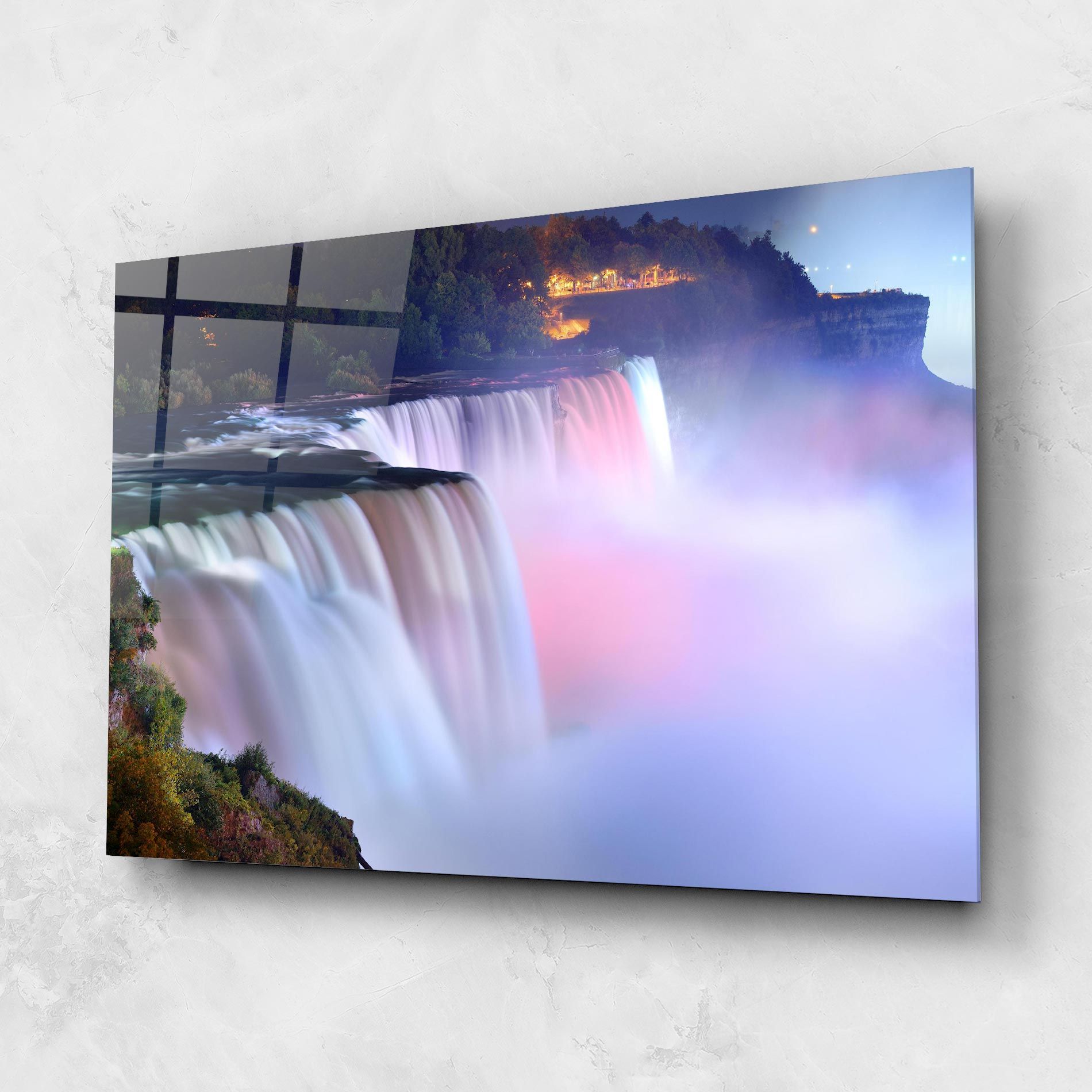 Dreamy Purple Waterfall mockup 1