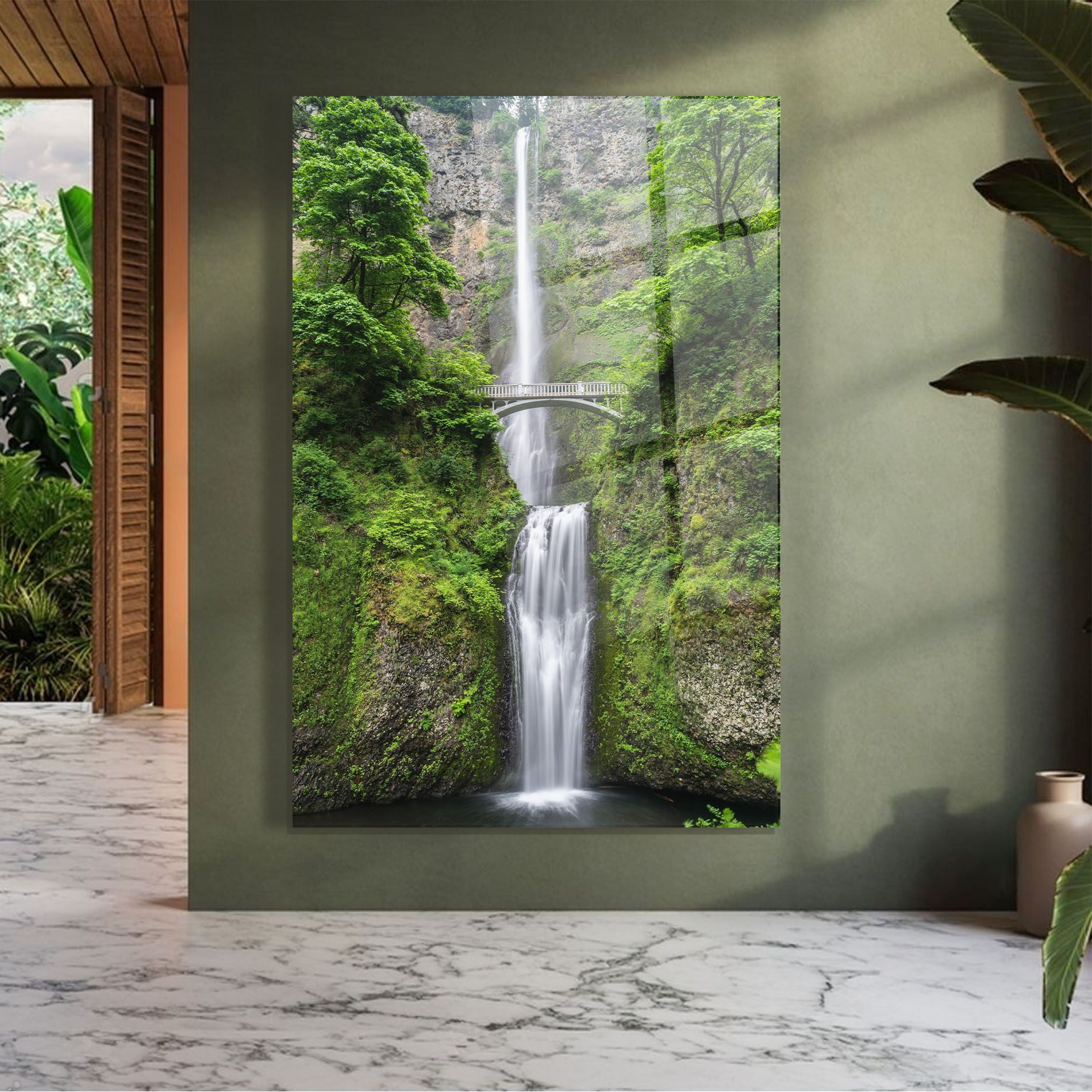 Green Leaves Bridge View mockup 7