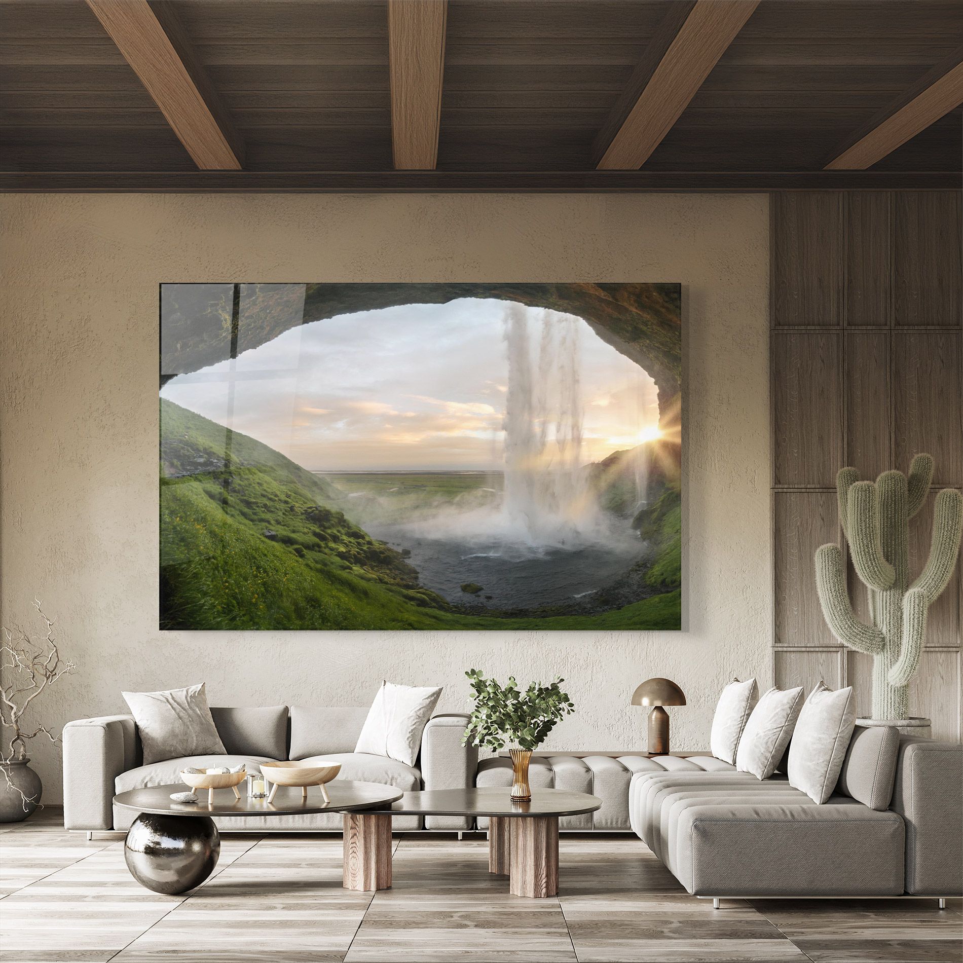 Cave Waterfall mockup 8