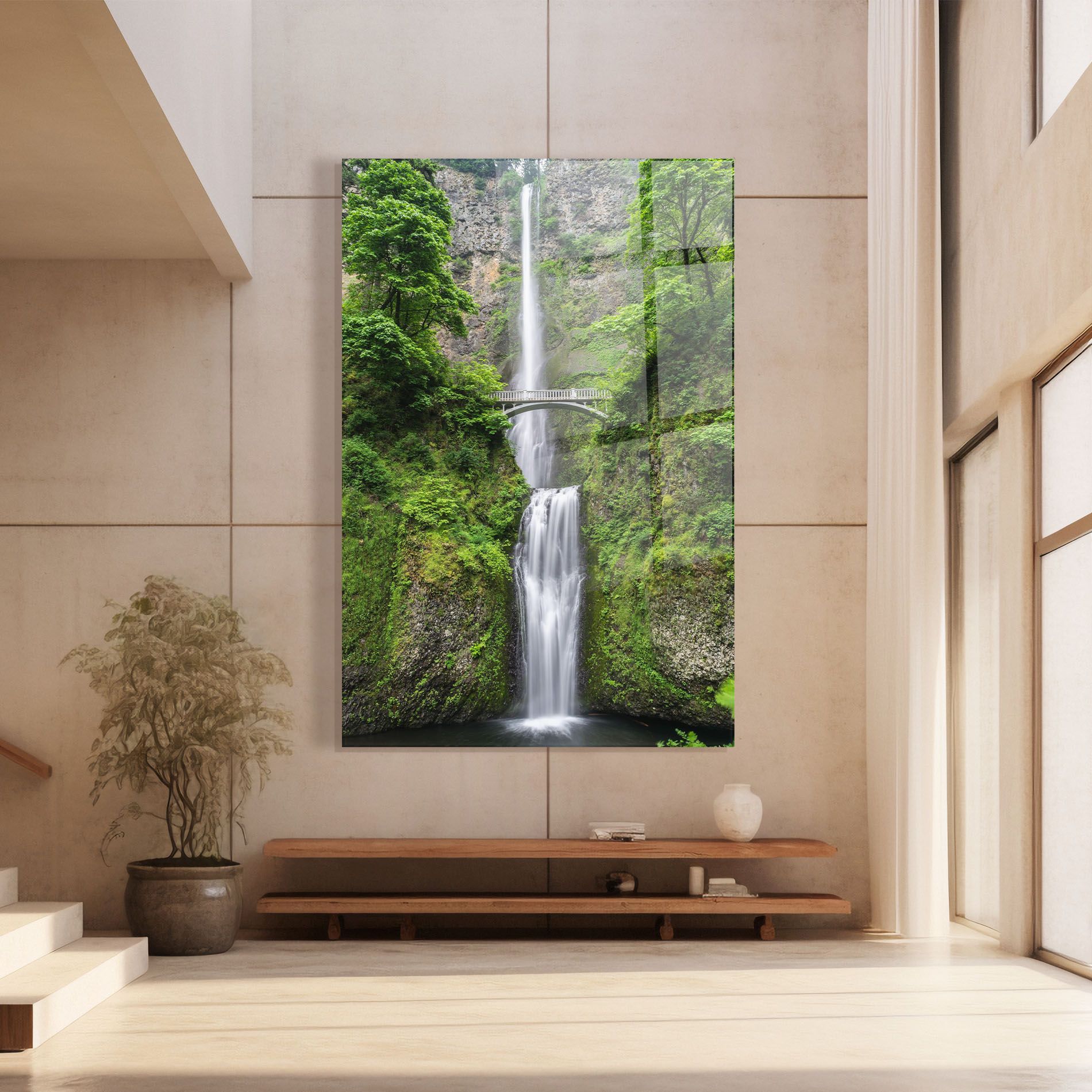 Green Leaves Bridge View mockup 8