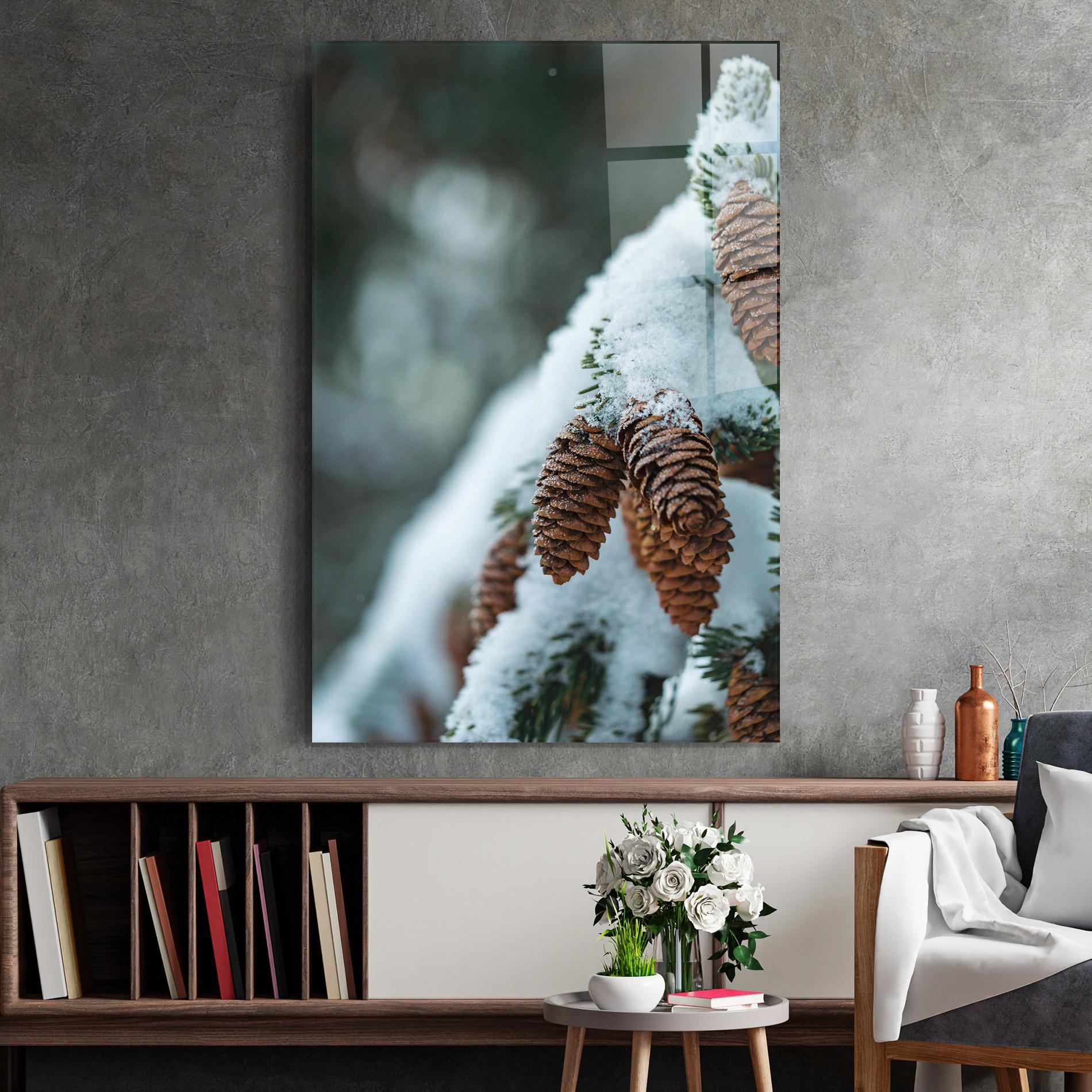 Стъклена картина Pretty Snow Cones mockup 2