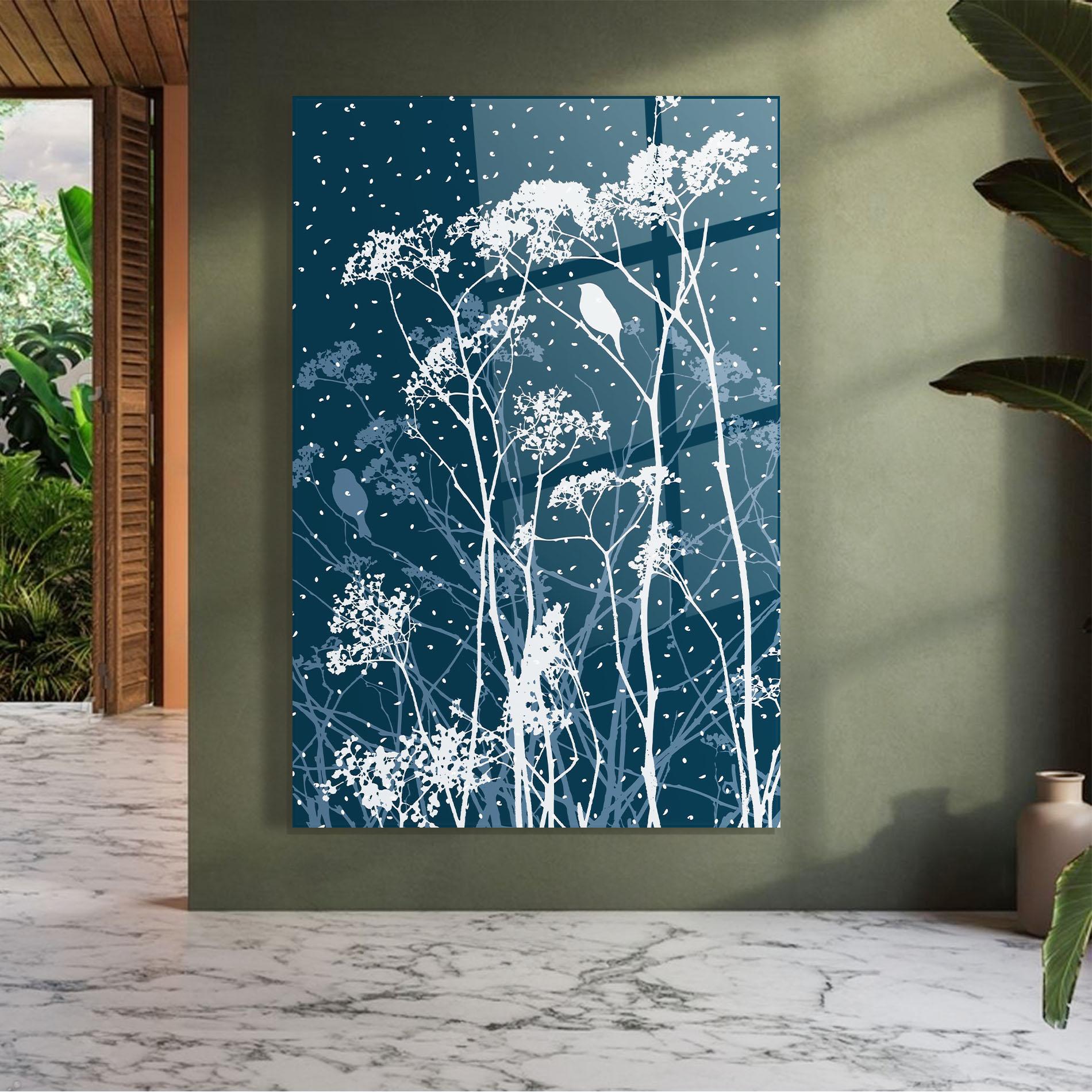 Стъклена картина Meadow Flowers mockup 7