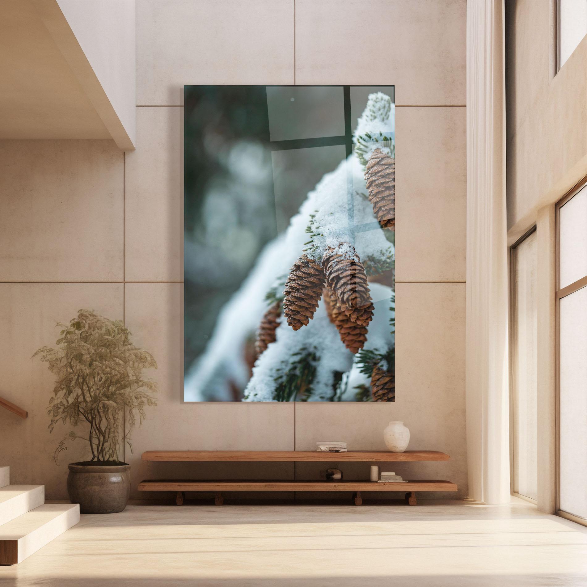 Стъклена картина Pretty Snow Cones mockup 8