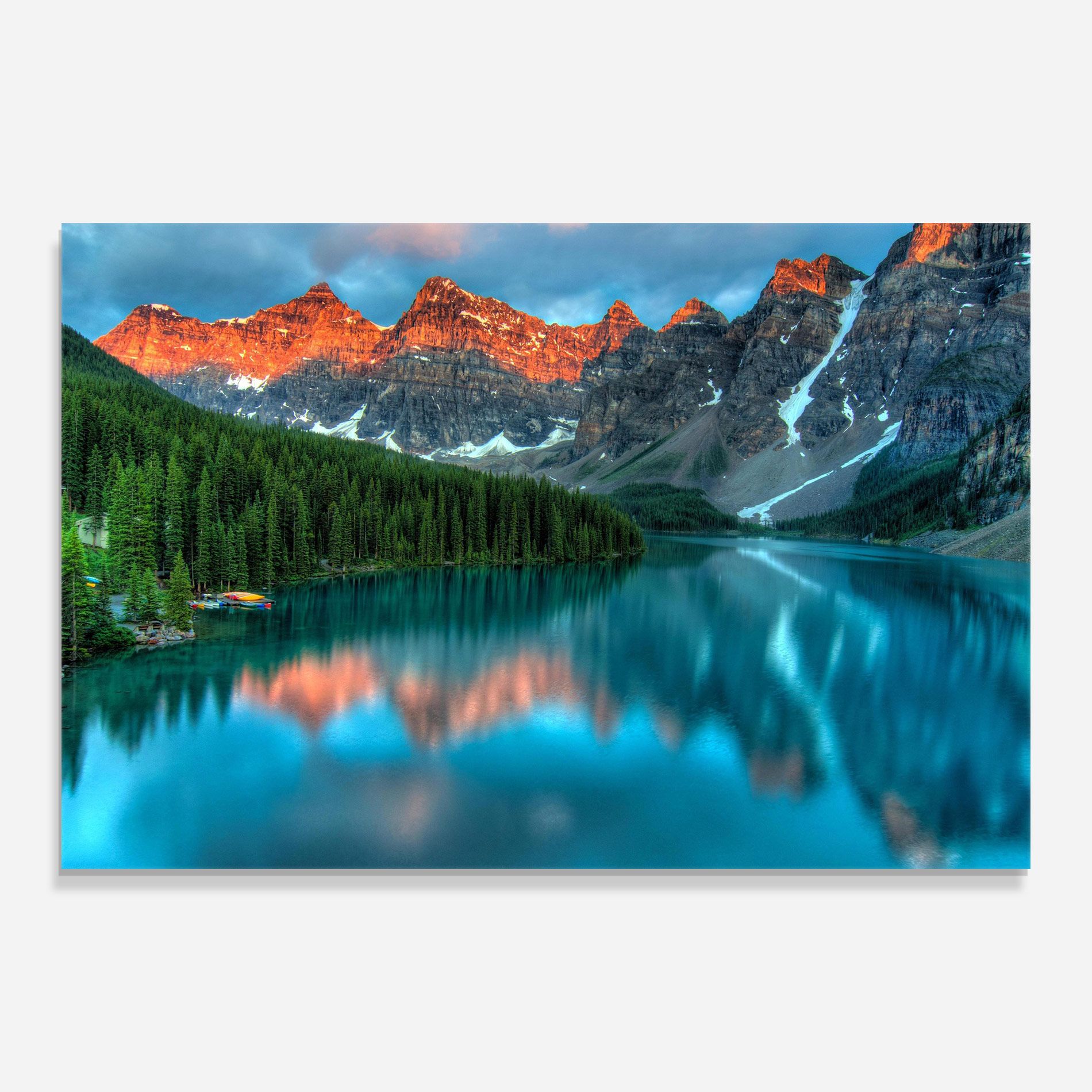 Beautiful Blue Lake mockup 0