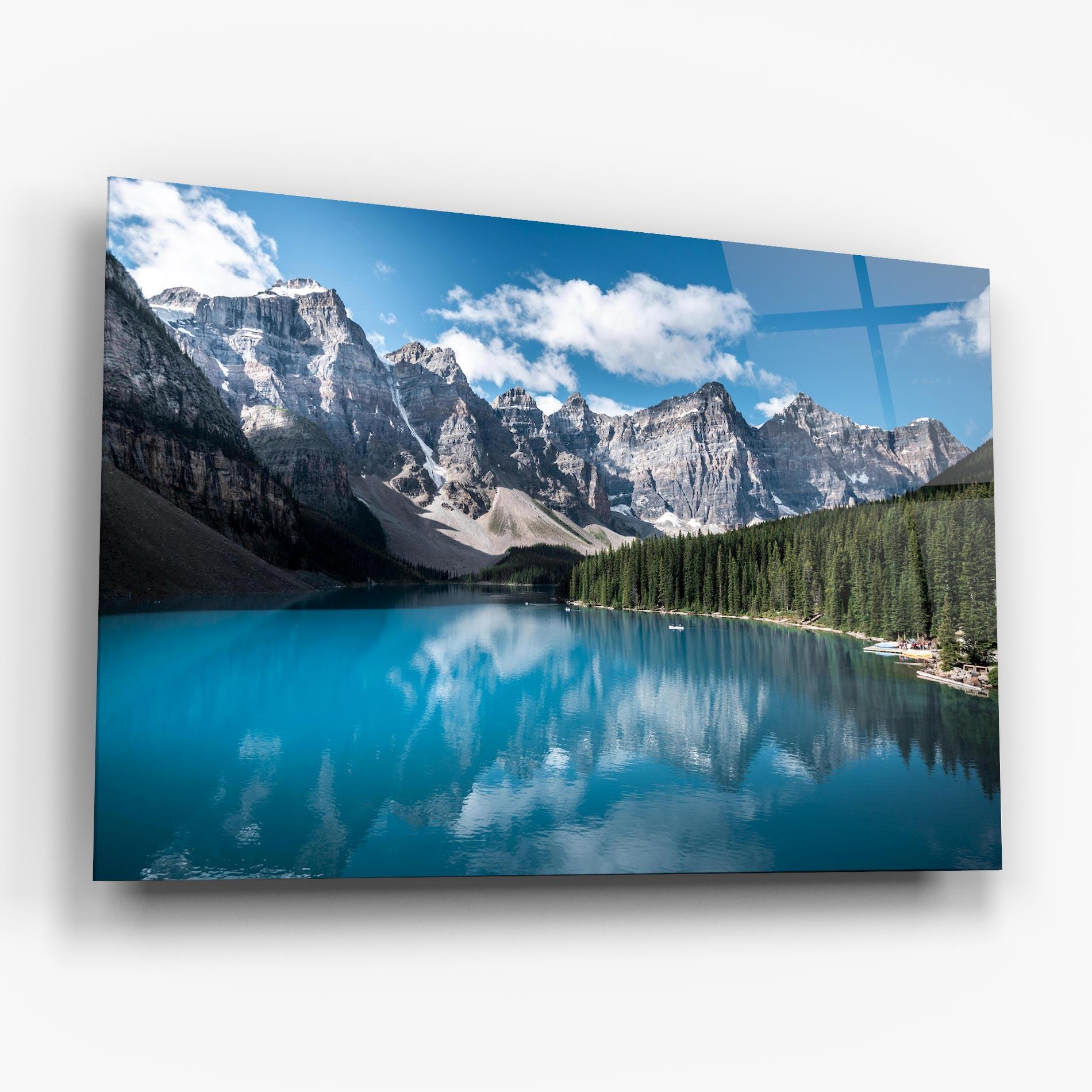 Стъклена картина Beautiful Lake Canada mockup 6