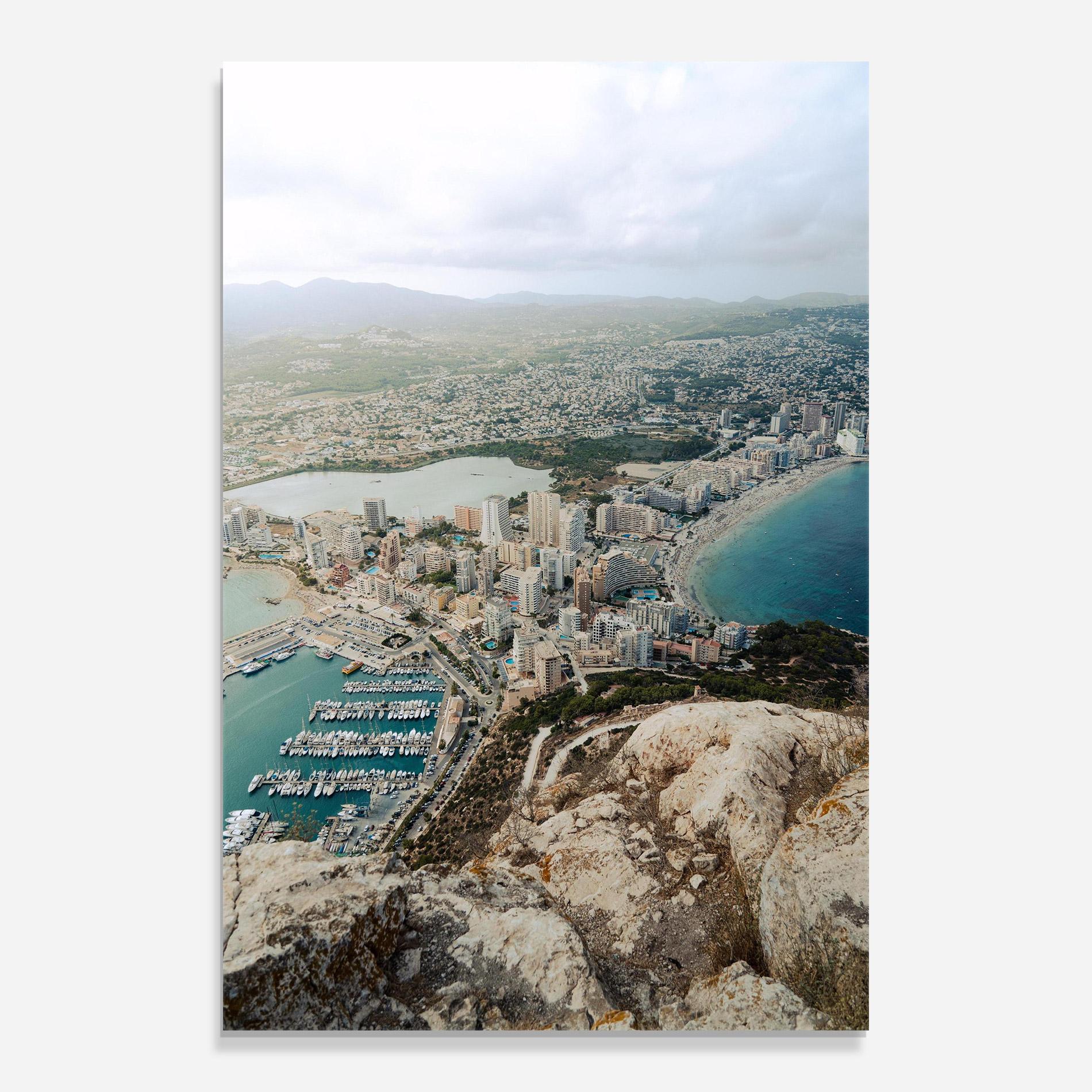 Стъклена картина Coast City mockup 0