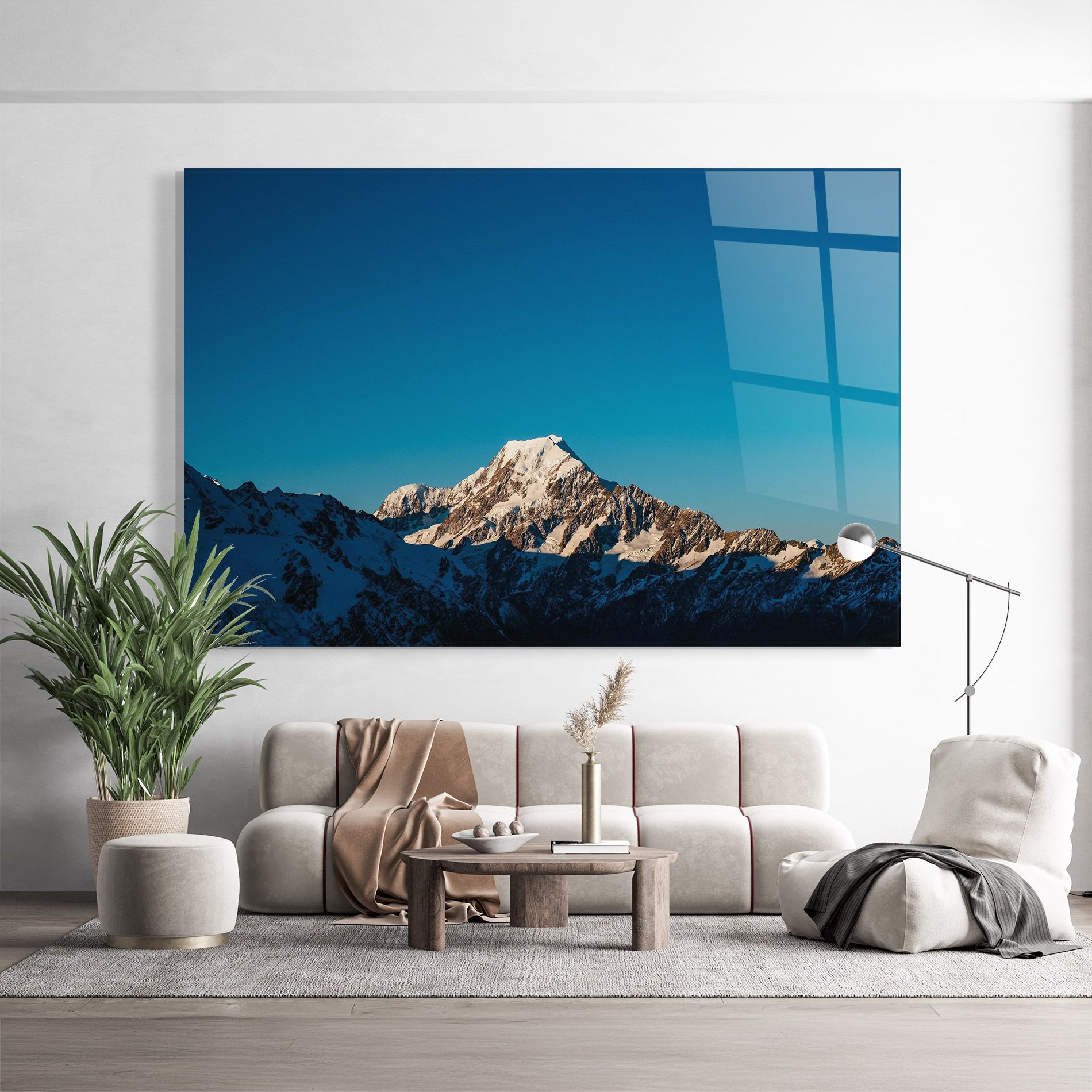 Blue Snowy Mountain mockup 9