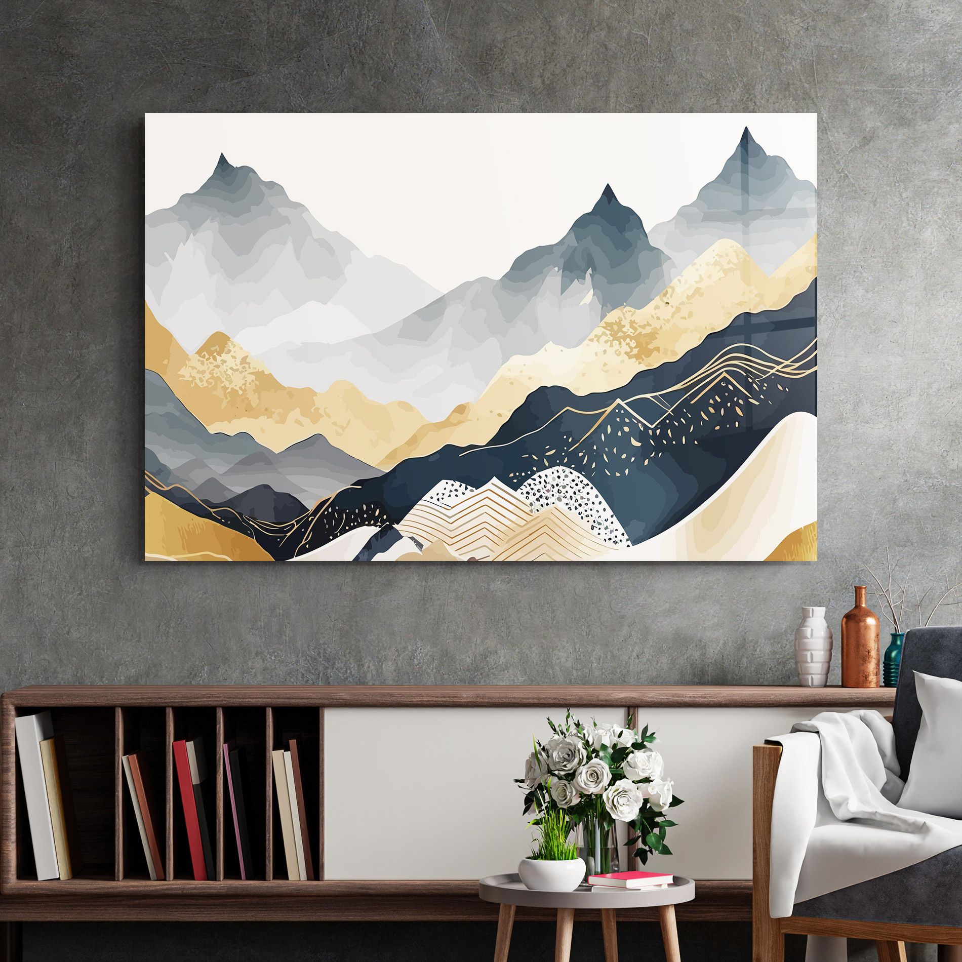 Blue Gold Mountain mockup 2