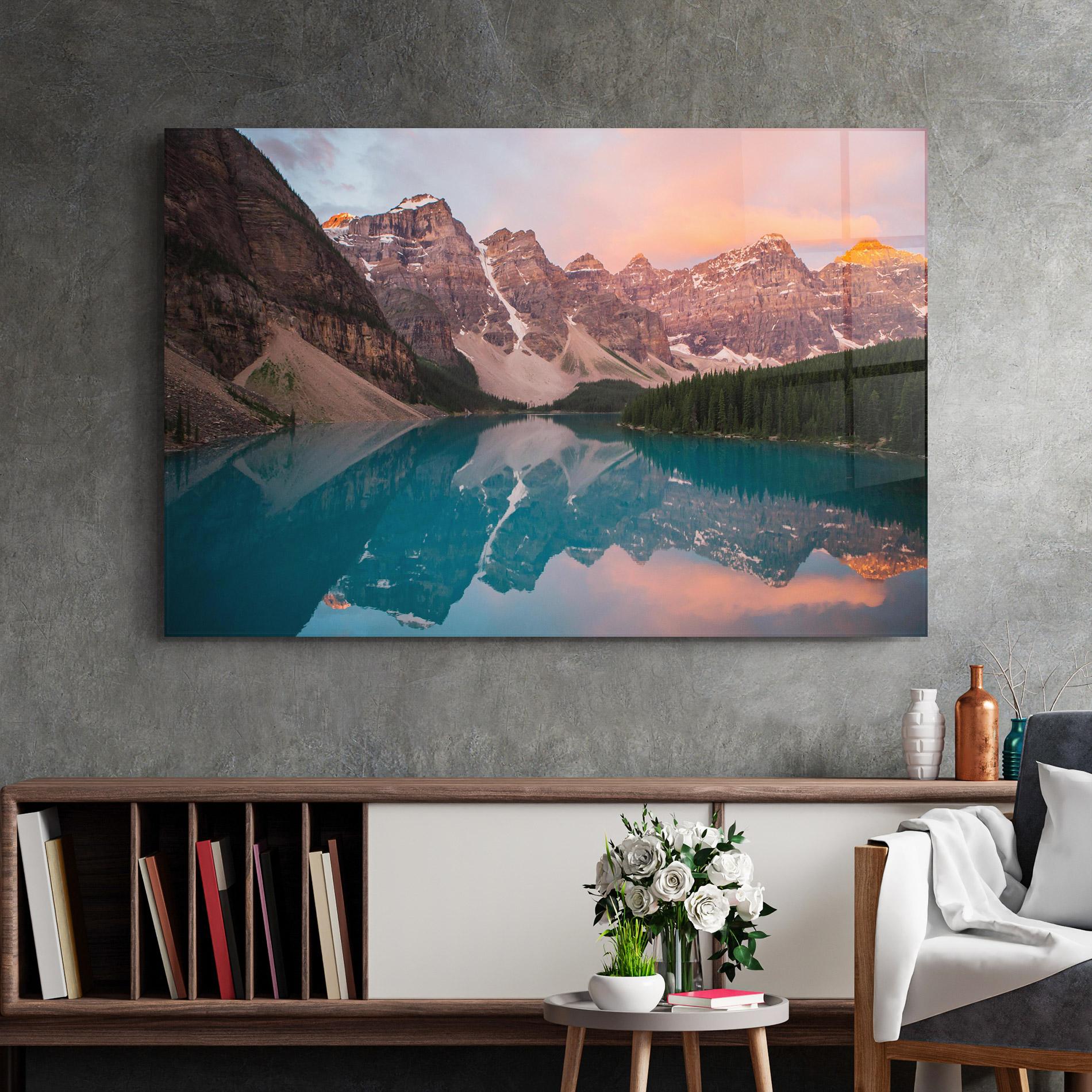 Стъклена картина Dream Land mockup 2