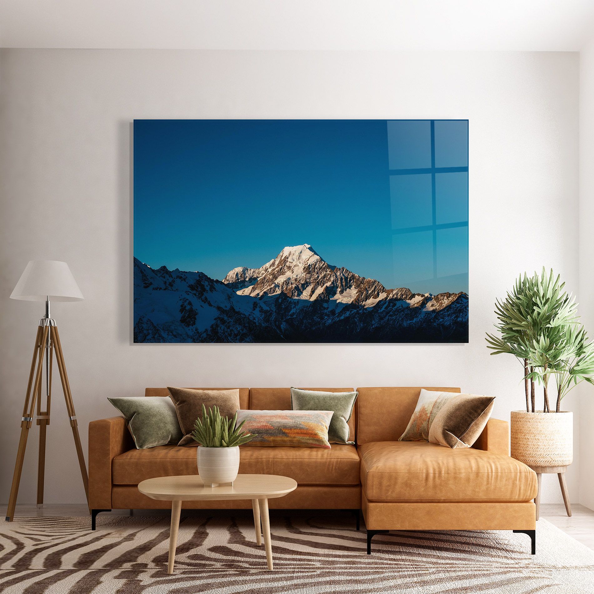 Blue Snowy Mountain mockup 7