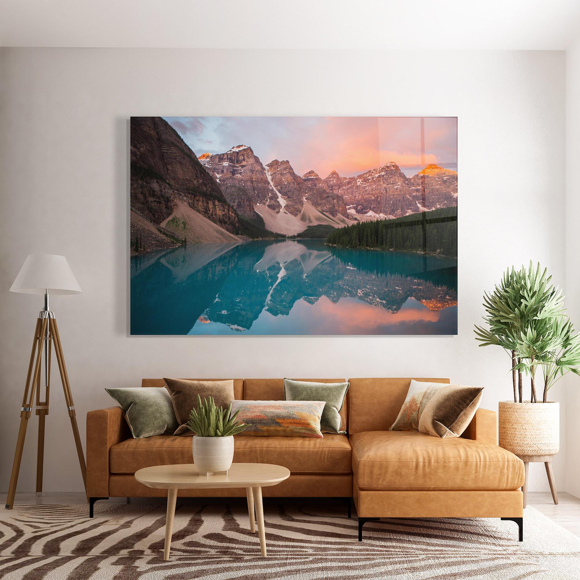 Стъклена картина Dream Land mockup 7