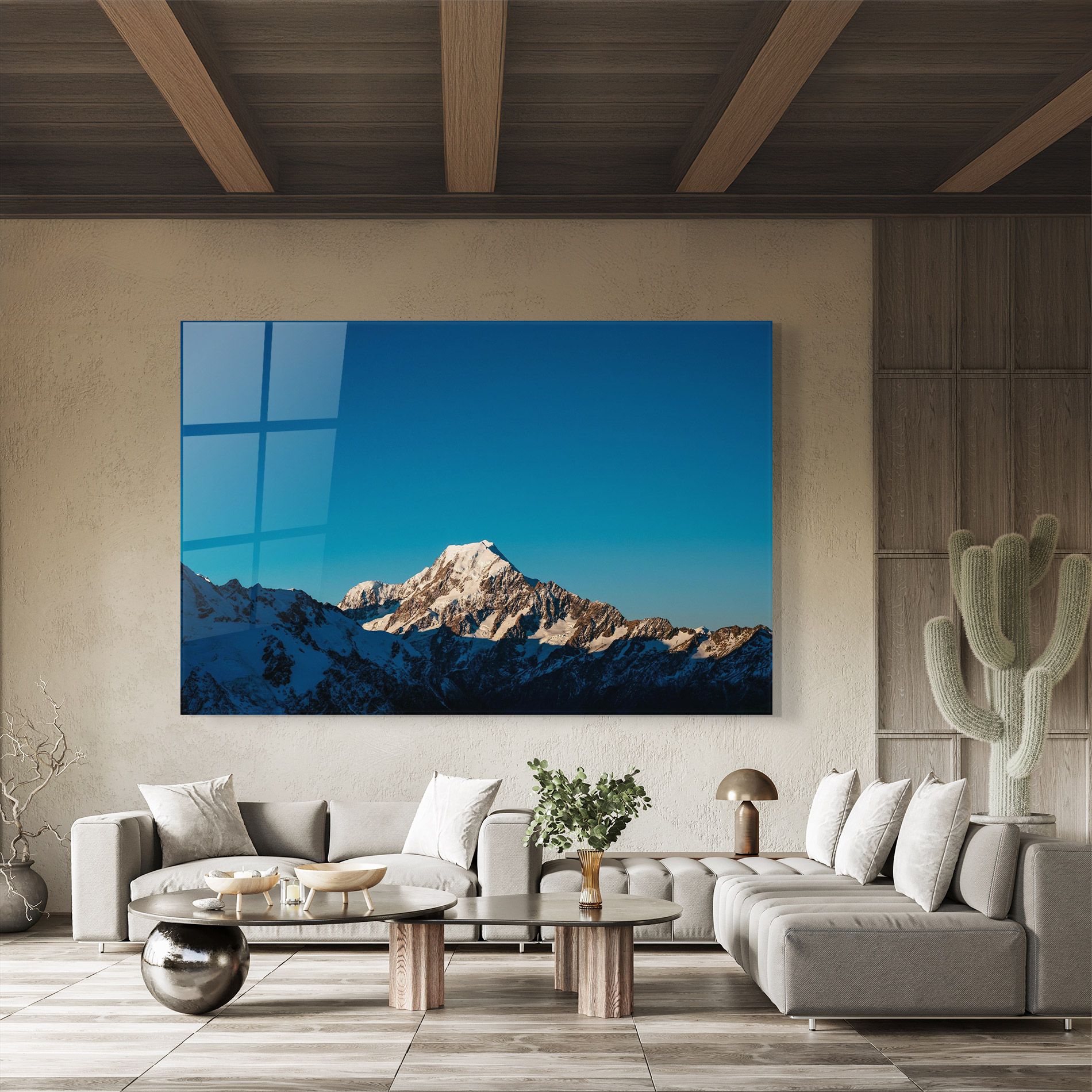 Blue Snowy Mountain mockup 8