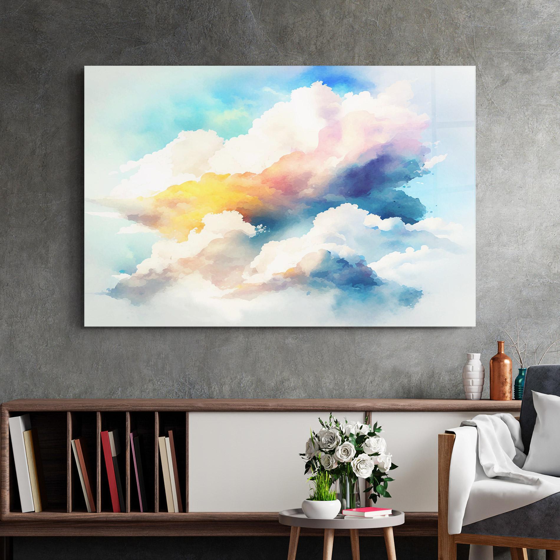 Стъклена картина Dreamy Cloud mockup 2