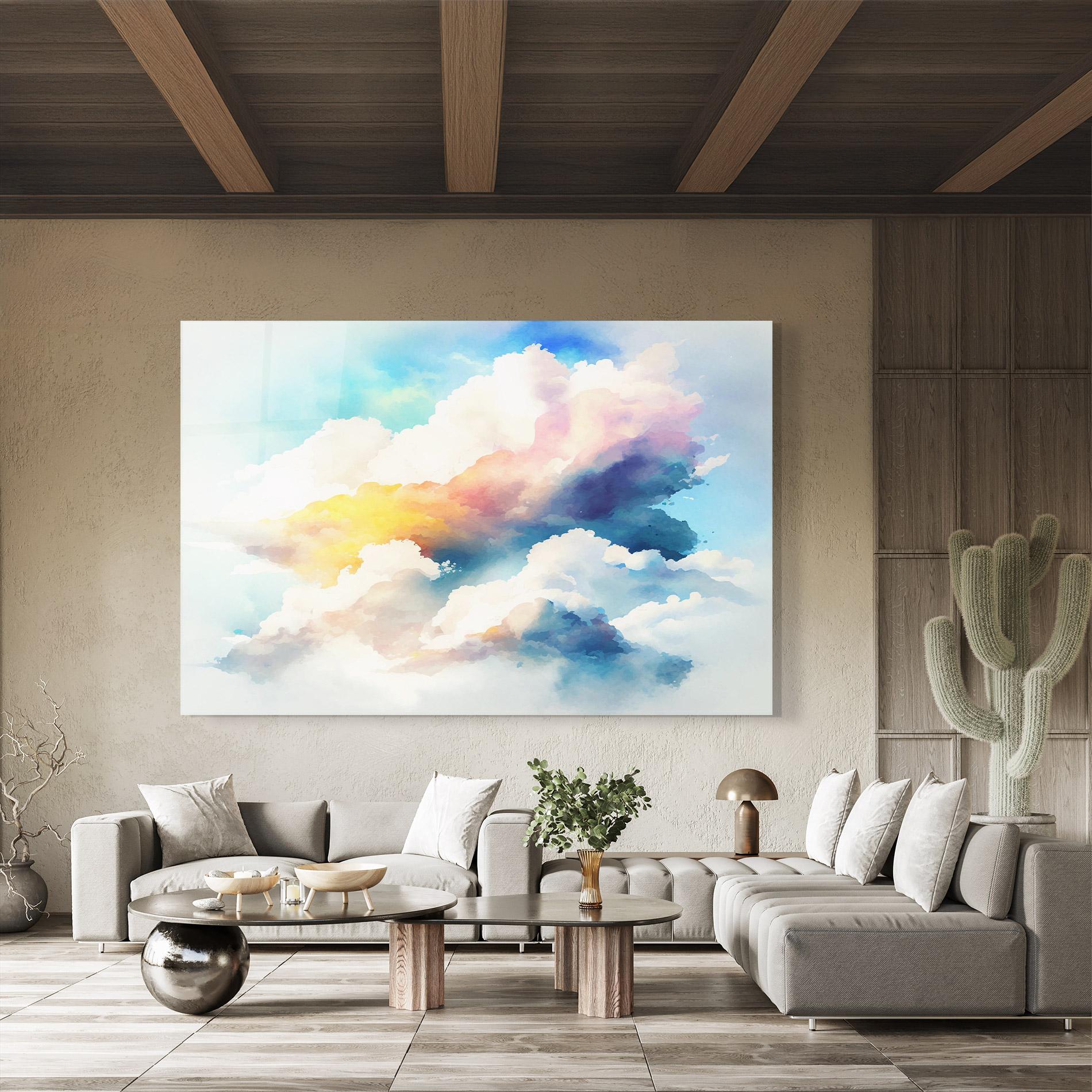 Стъклена картина Dreamy Cloud mockup 8